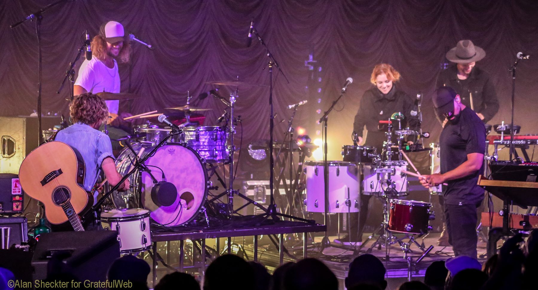 John Butler Trio + participate in their own drum circle