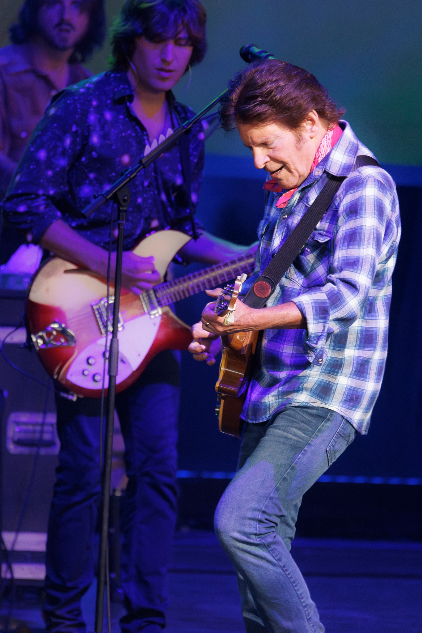 Forgerty and family at Outlaw Music Festival