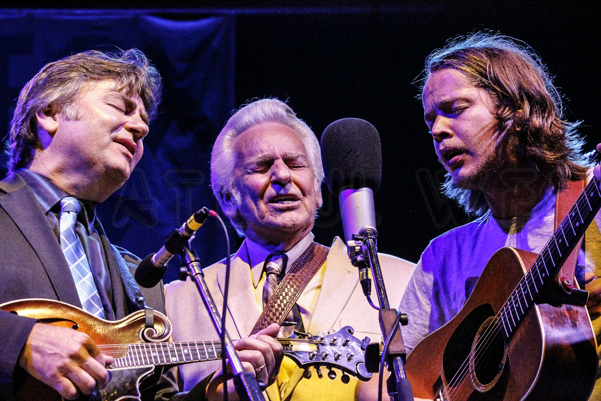Ronnie McCoury, Del McCoury, and Billy Strings