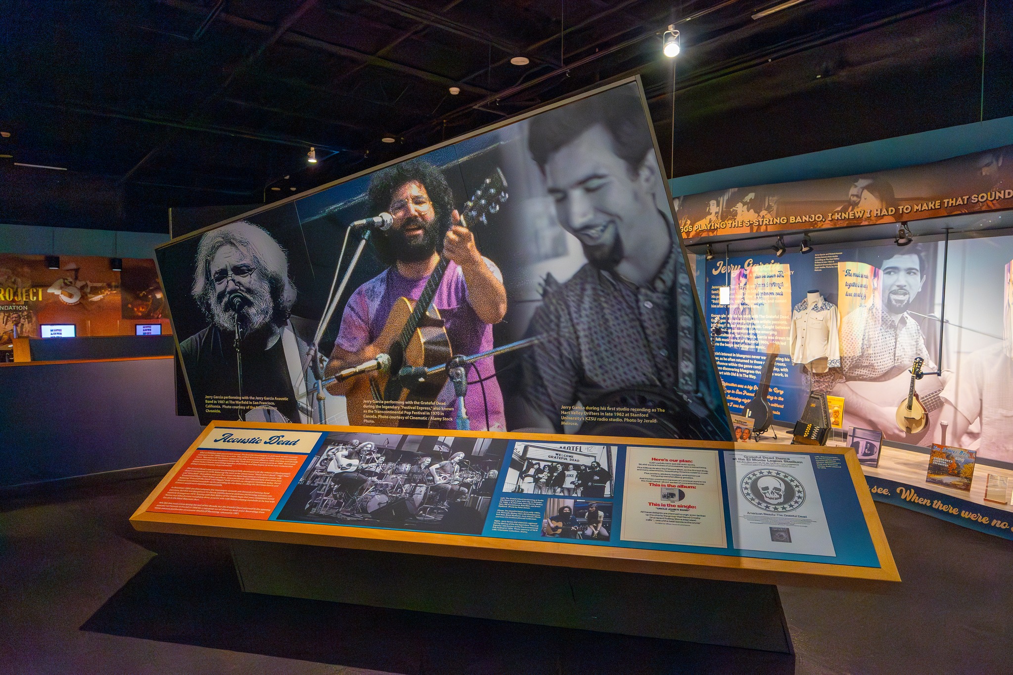 Jerry Garcia Bluegrass Hall of Fame exhibit