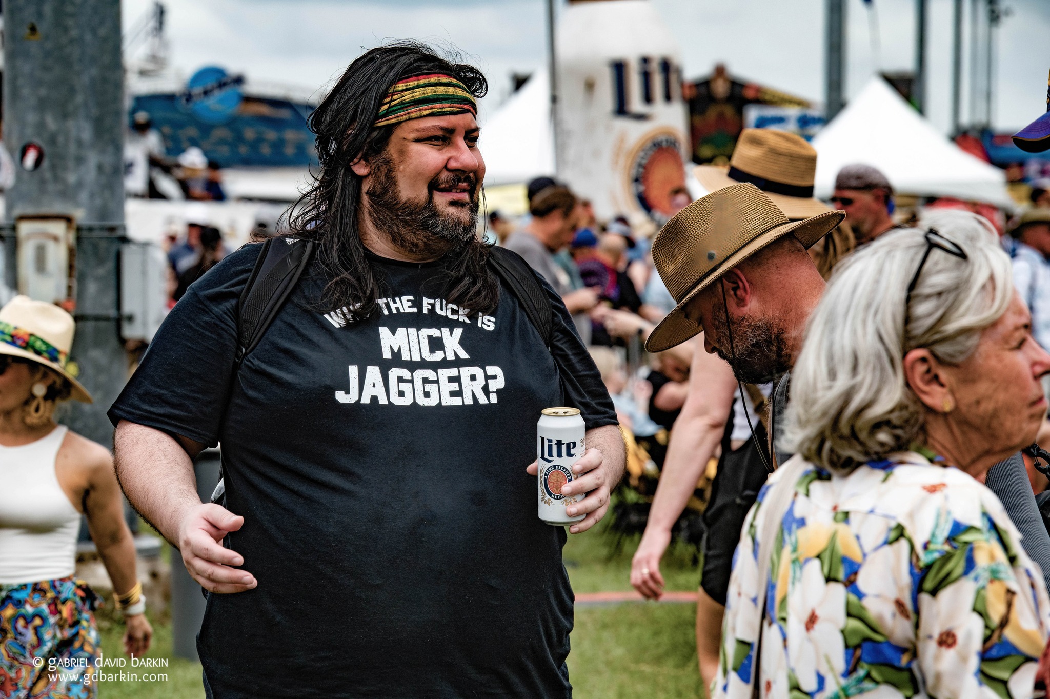 Rolling Stones Fans at NOLA Jazzfest