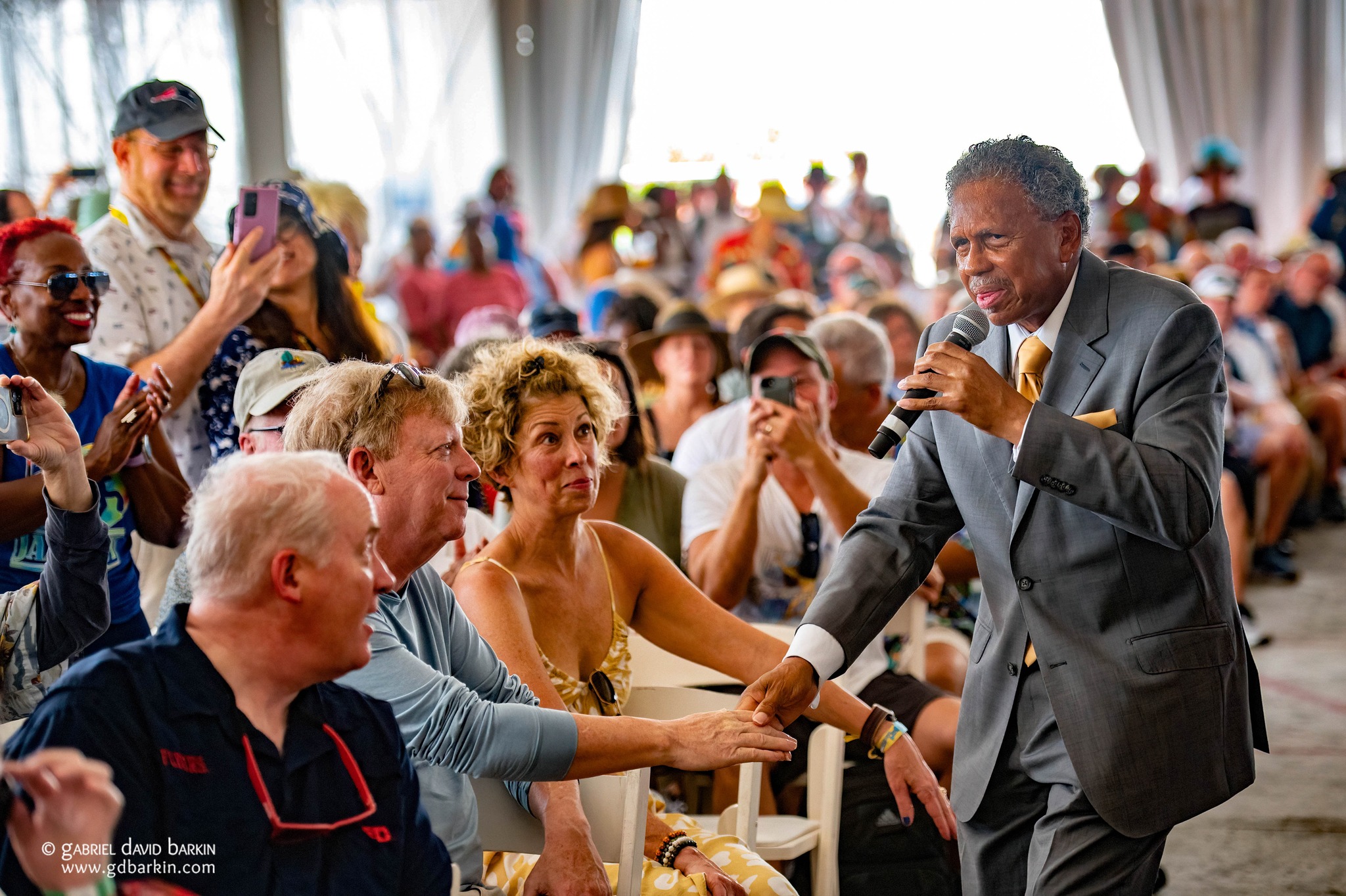 The Zion Harmonizers in the Gospel Tent