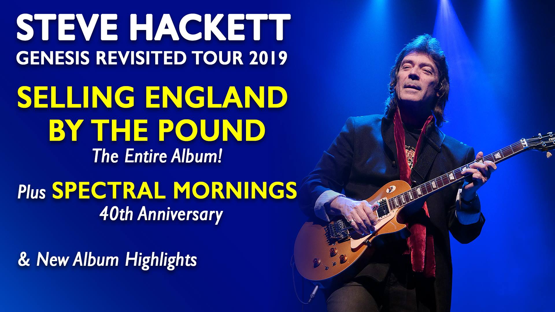 Steve Hackett 2019 tour!