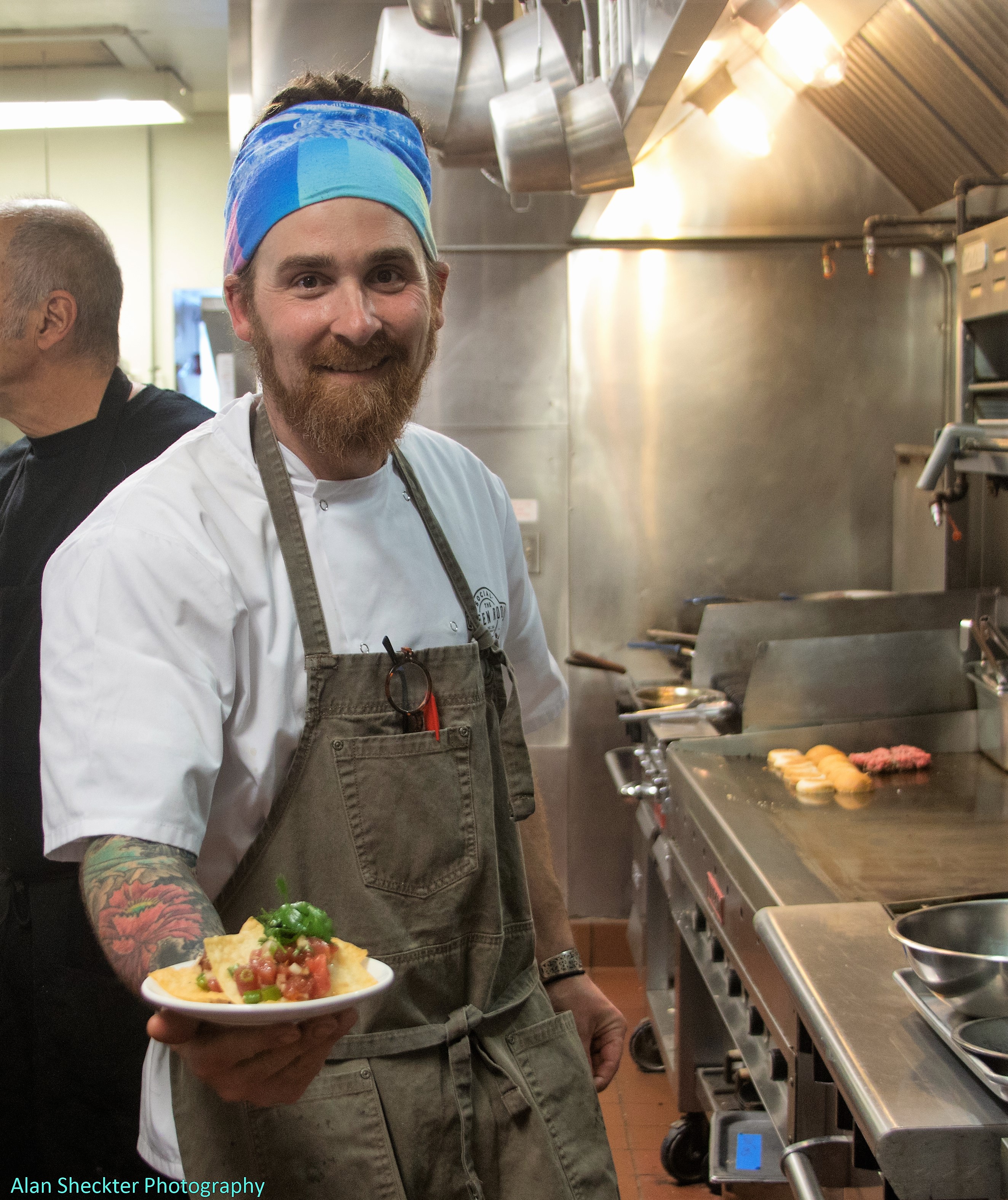 yummy food at the Green Room Social Club - Chef Robb Wyss