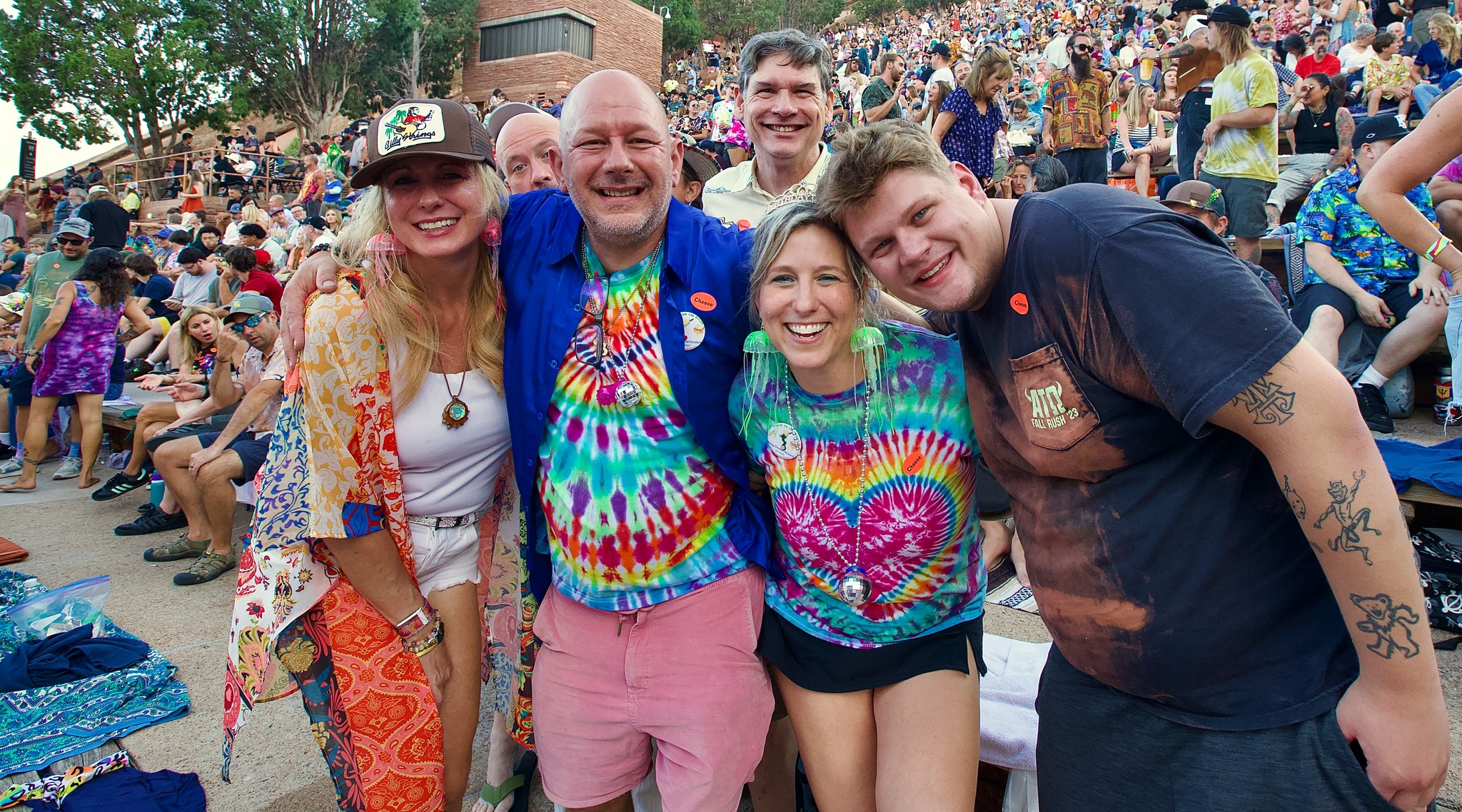 Cheese Crowd at Red Rocks
