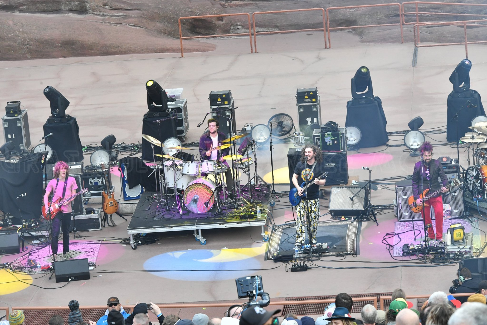 Pigeons Playing Ping Pong | Red Rocks