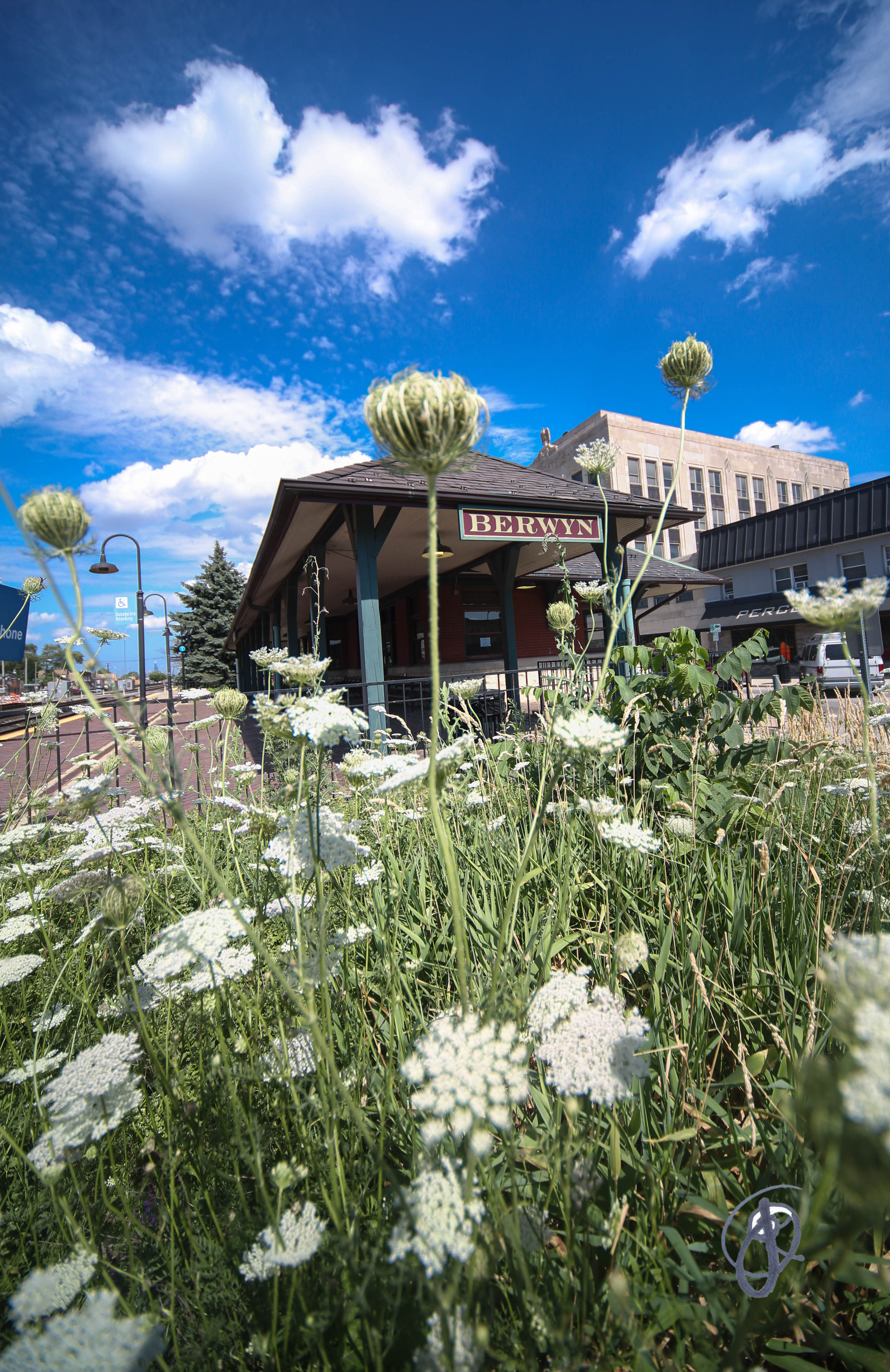 BNSF line | Berwyn Train Station | photo by June Jameson