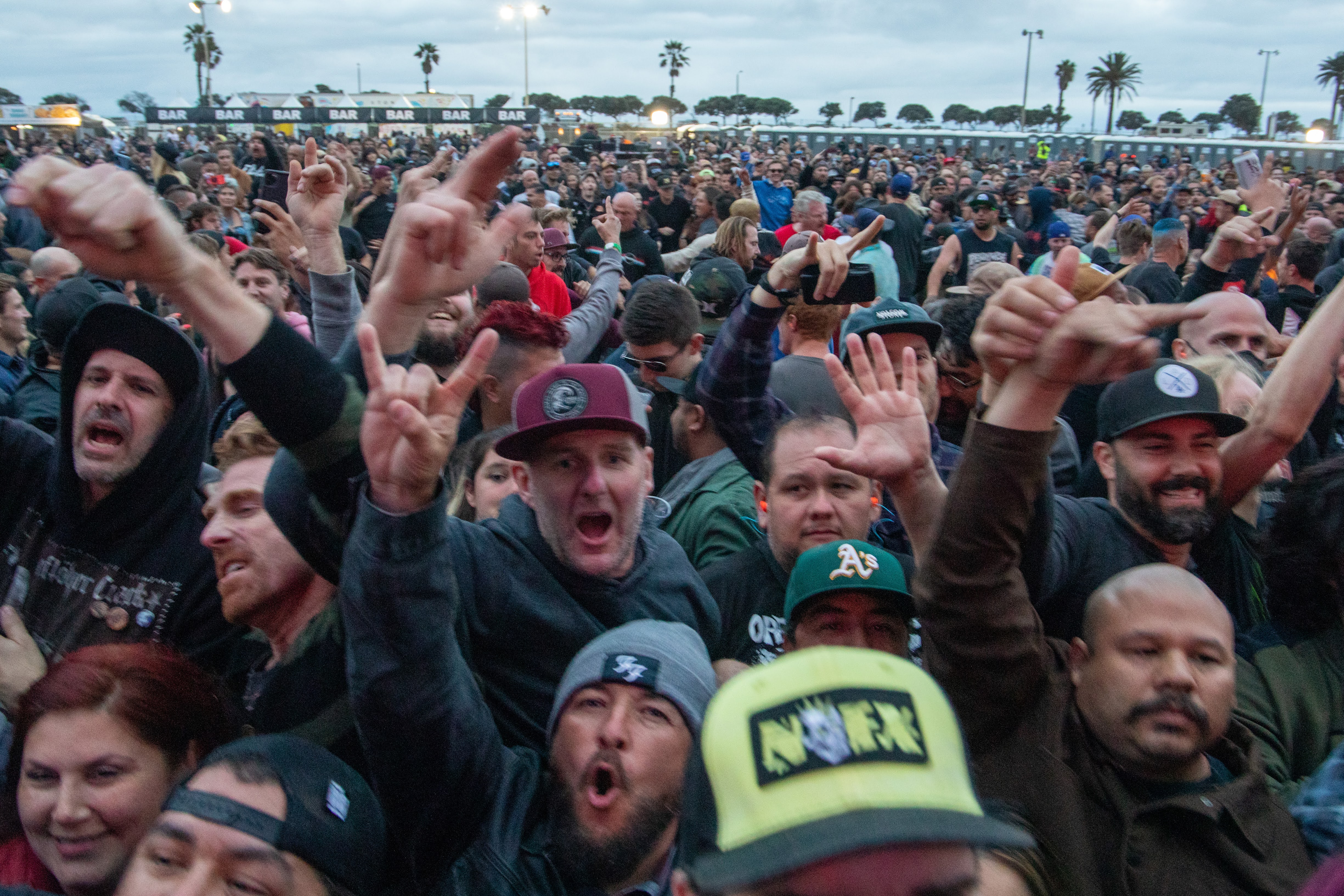 Fans enjoying Punk in Drublic | Ventura, CA | 3/27/22