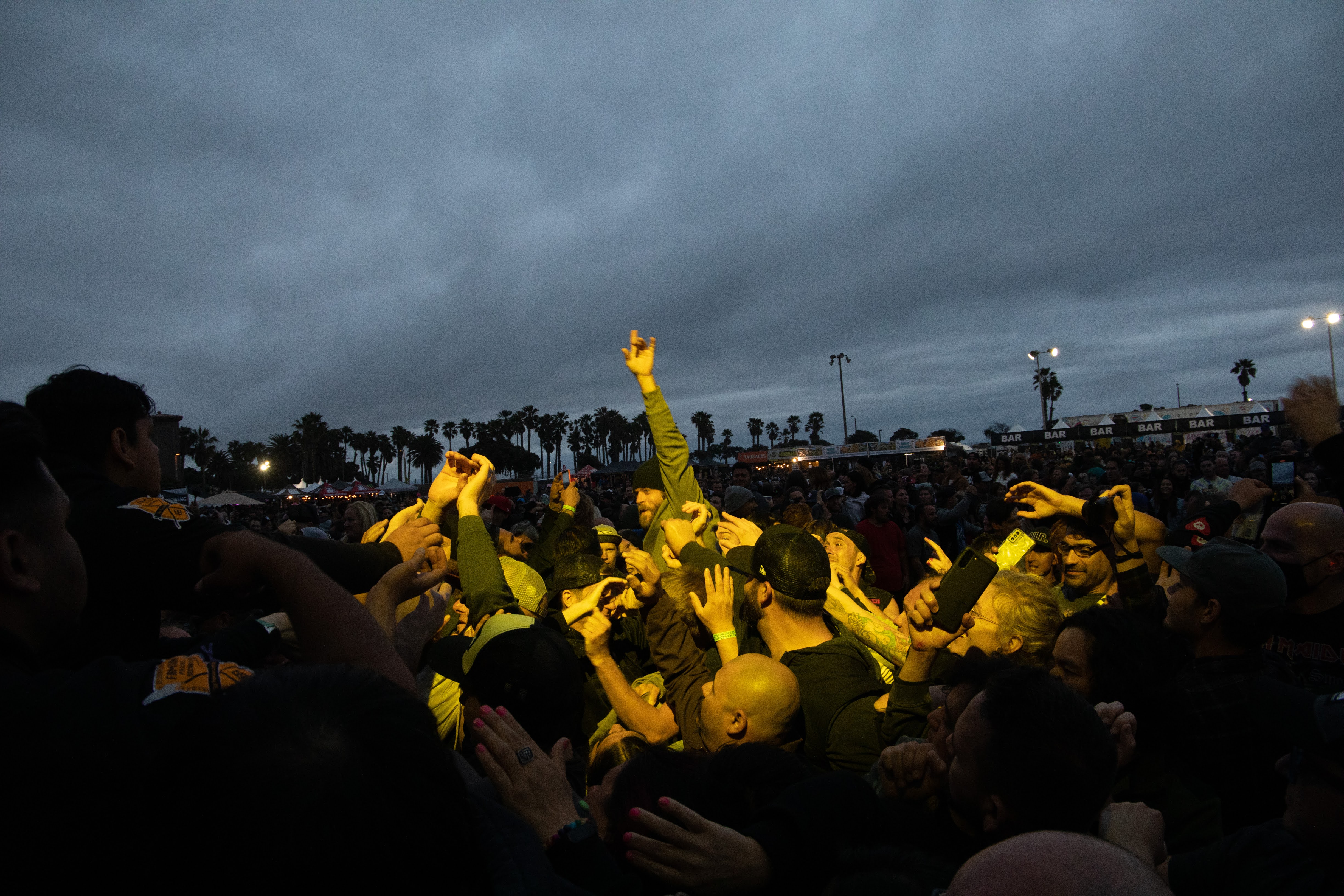 Fans enjoying Punk in Drublic | Ventura, CA | 3/27/22