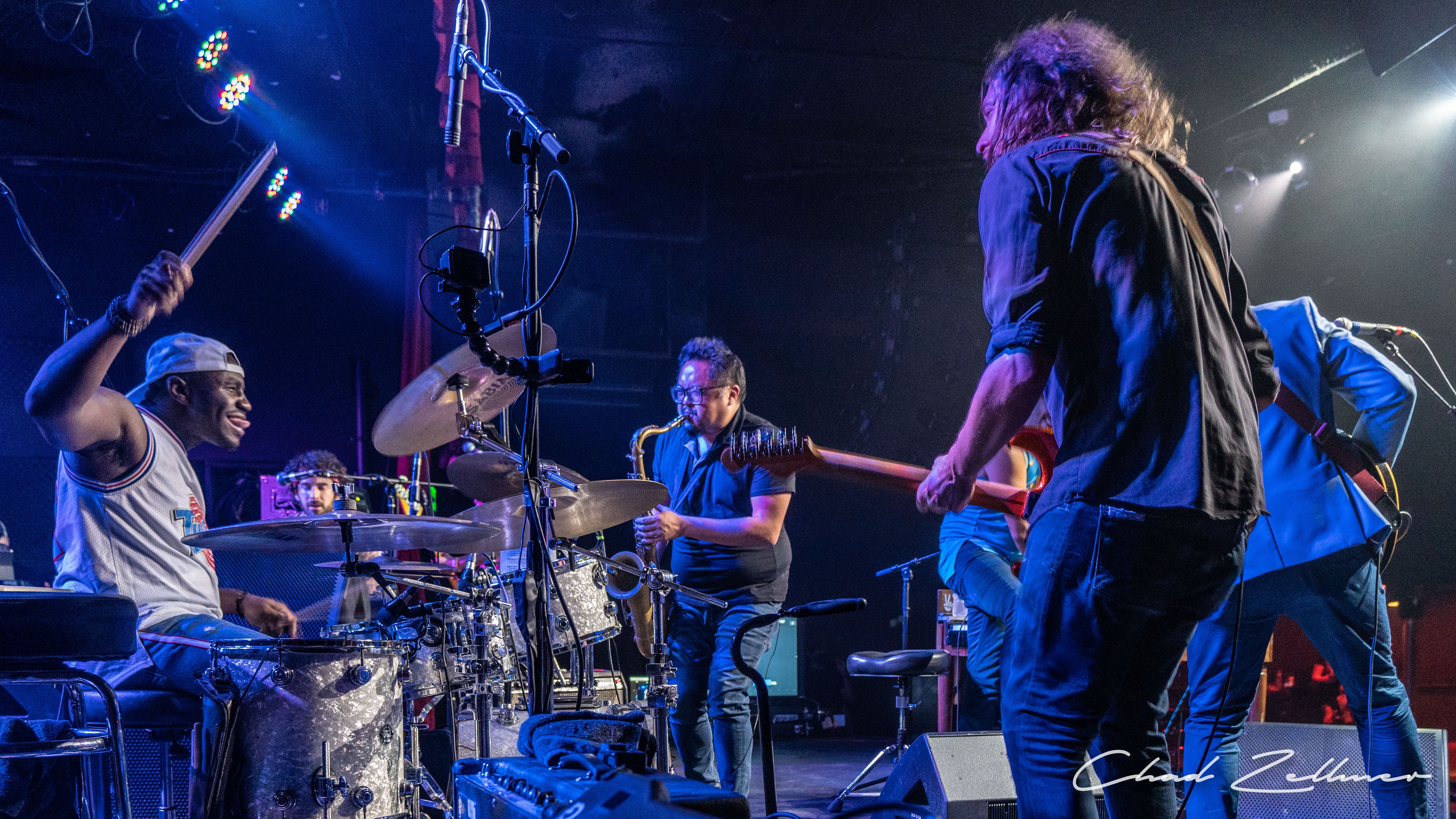 Isaac Teel on drums -- Cervantes Masterpiece Ballroom