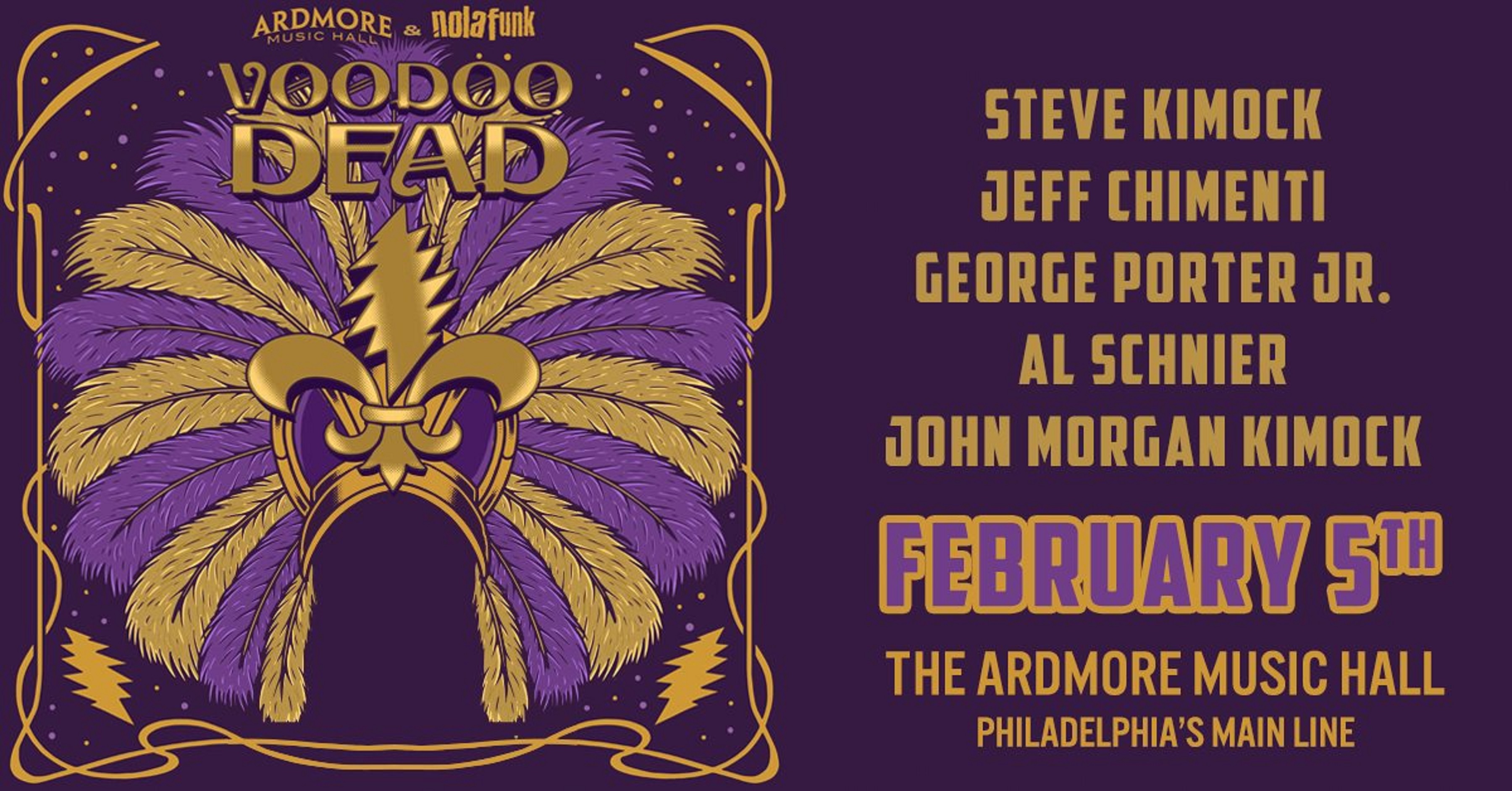 Voodoo Dead tomorrow night in Ardmore, PA!