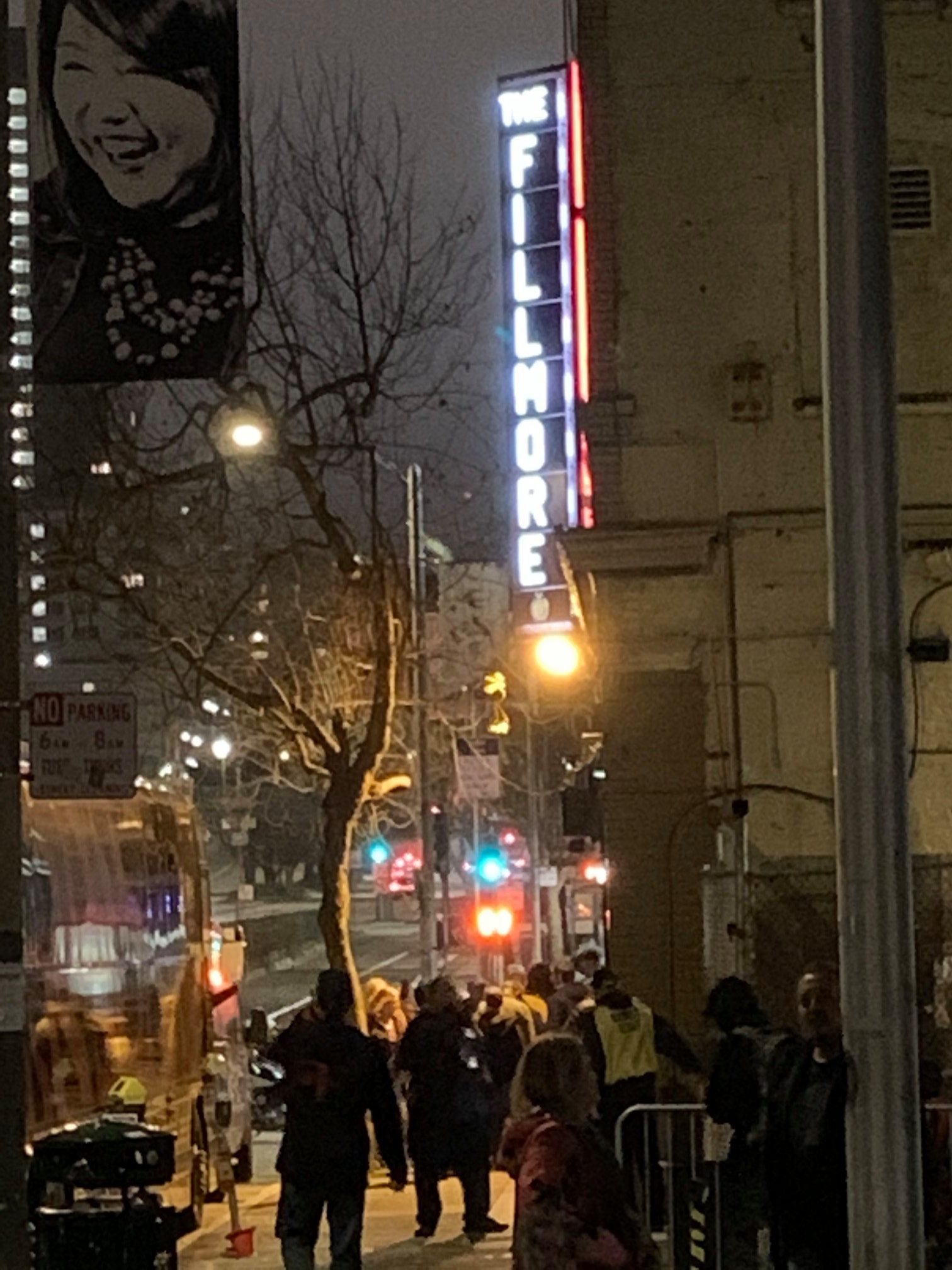 outside the Fillmore in S.F.