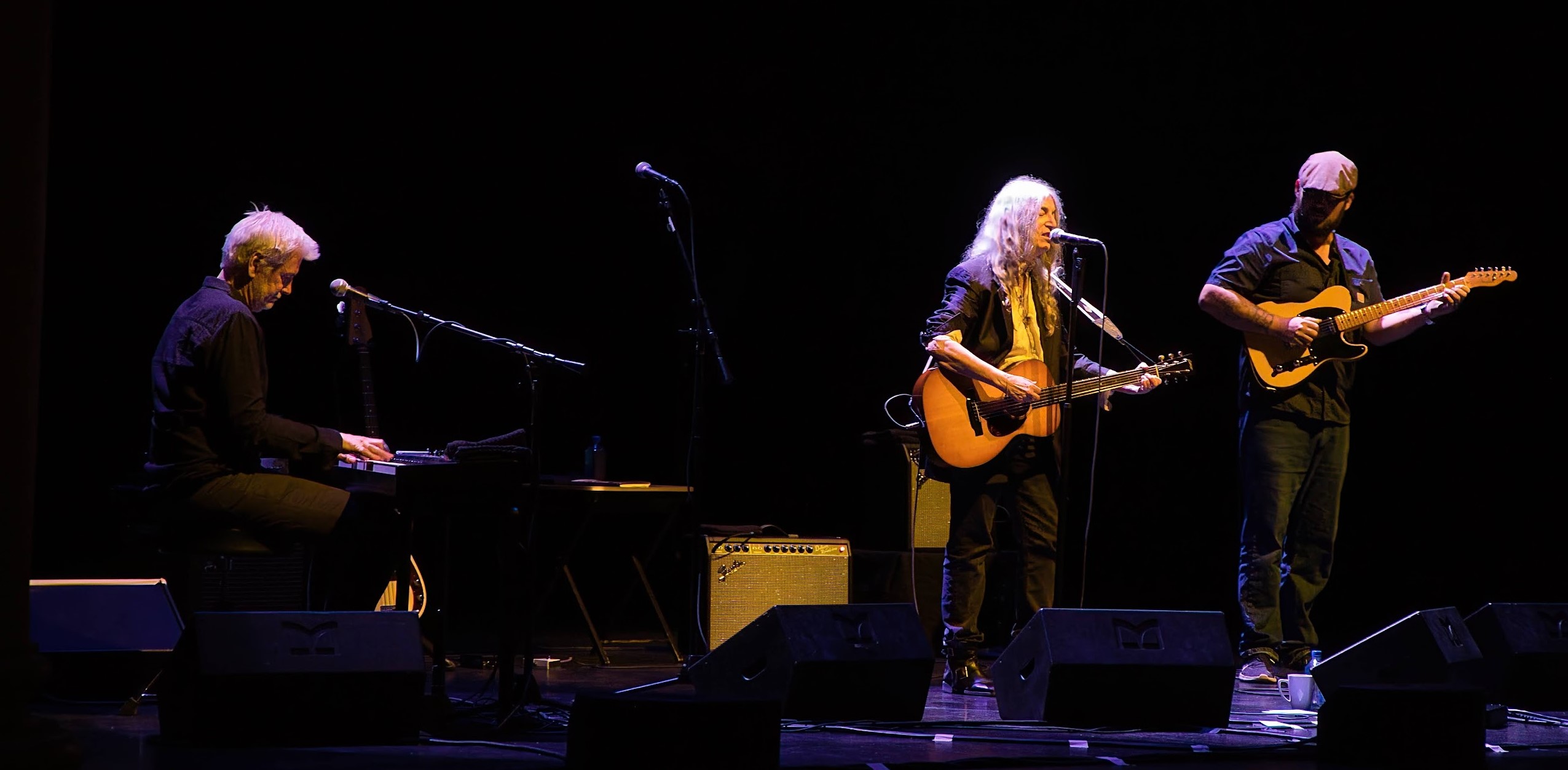 Tony Shanahan, Patti Smith and Jackson Smith | Lobero Theatre