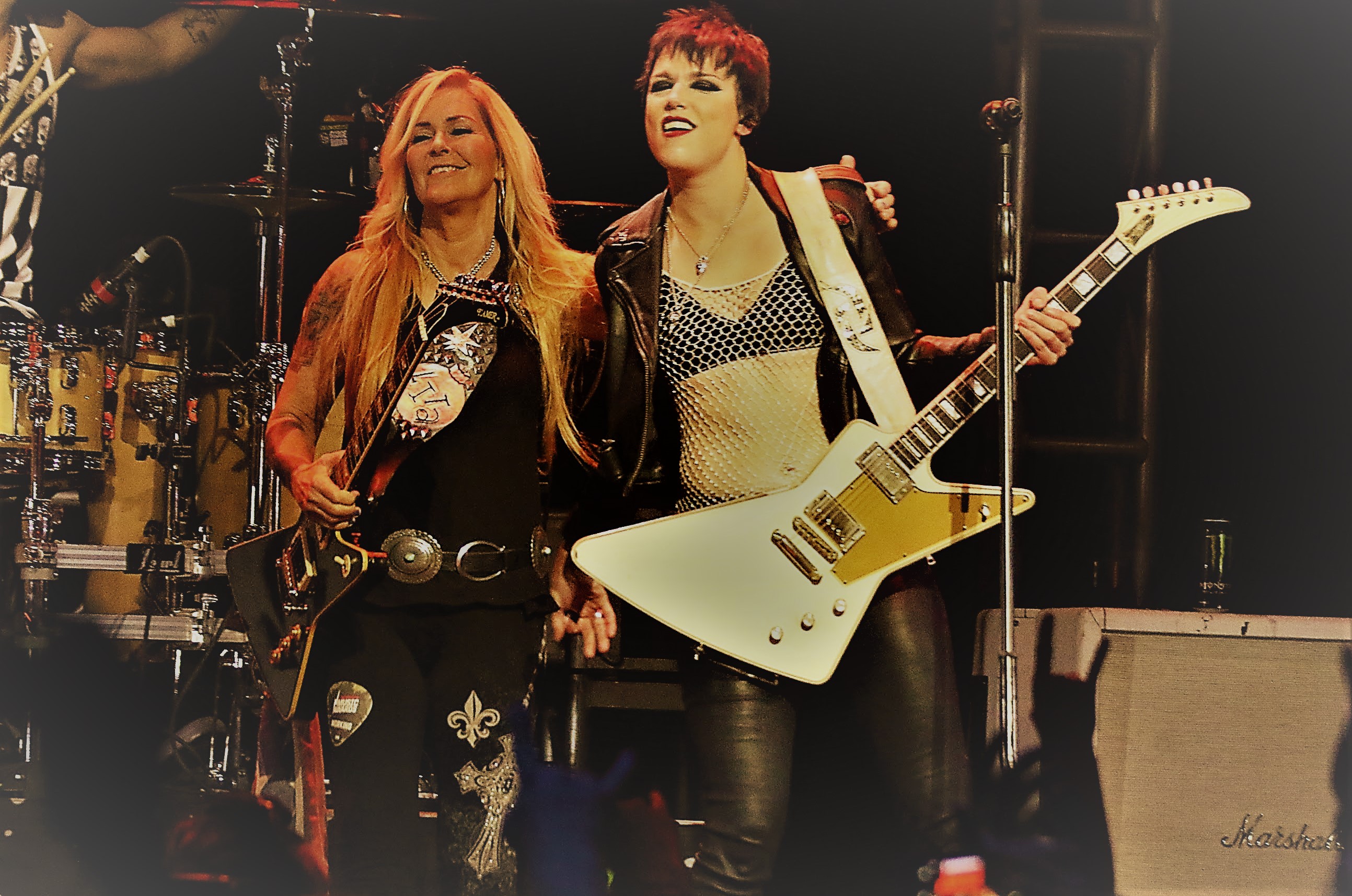 Lita Ford with Hale