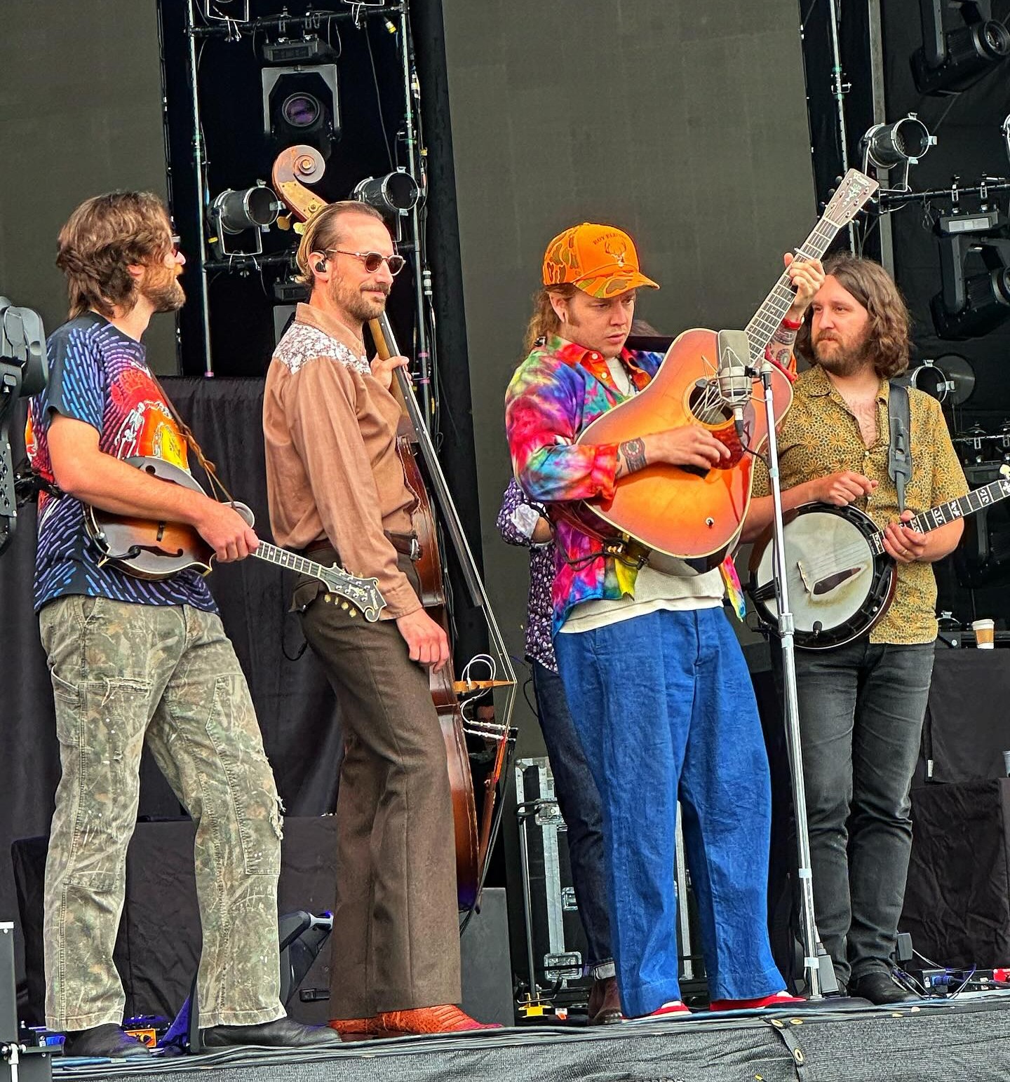 Billy Strings and his band; photo by Adrienna Fox