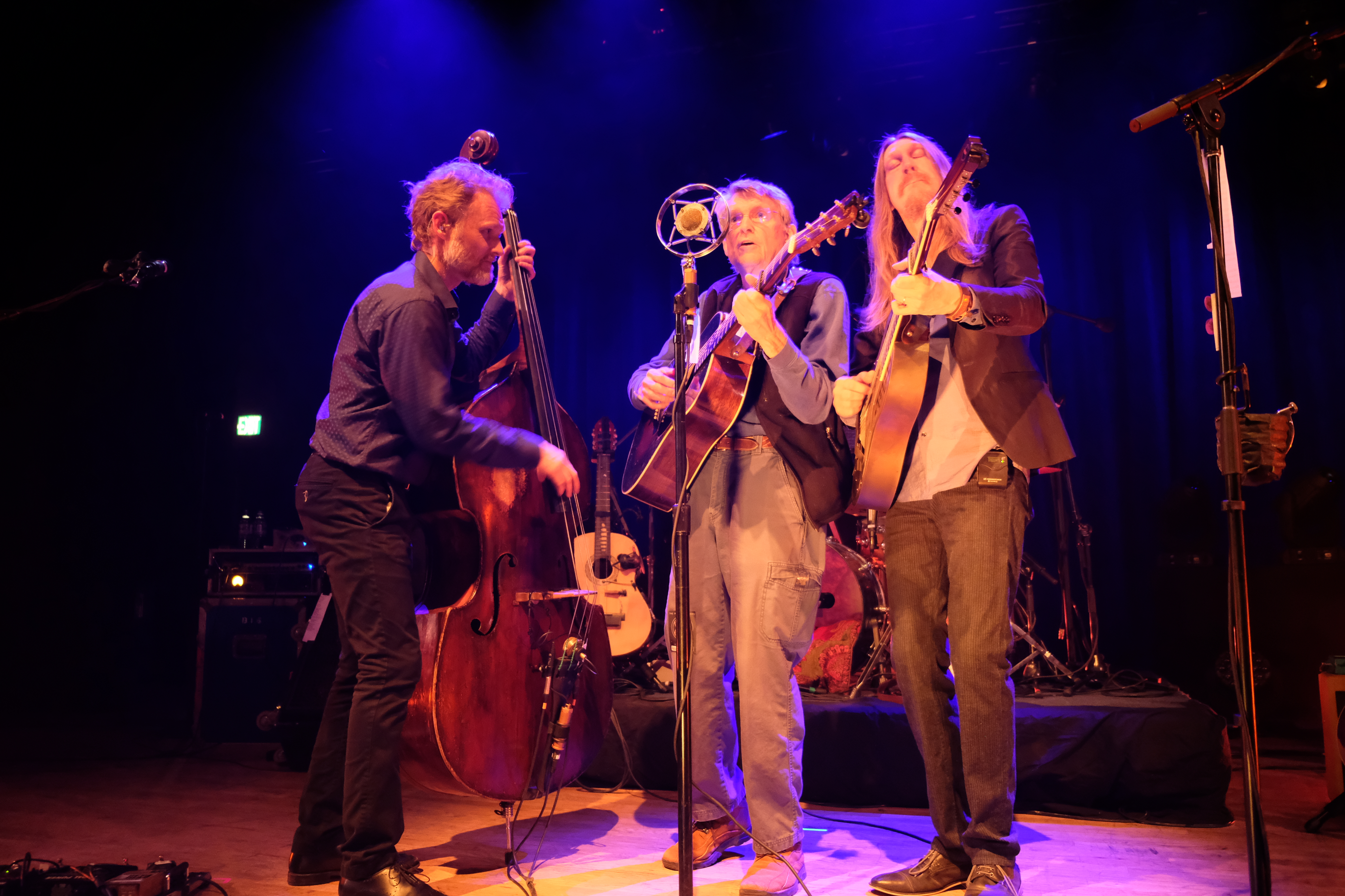 Oliver and Chris' dad joined the Wood Brothers on stage last year in Boulder