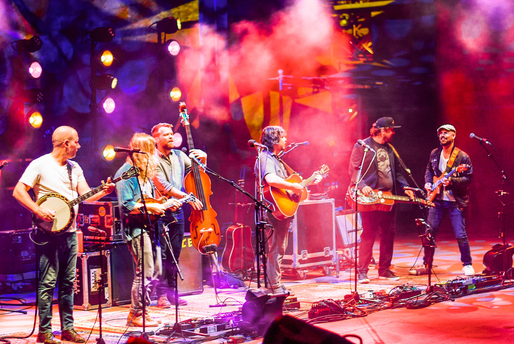 Greensky Bluegrass with Tom Hamilton | Red Rocks 2018 | Photo by June Jameson