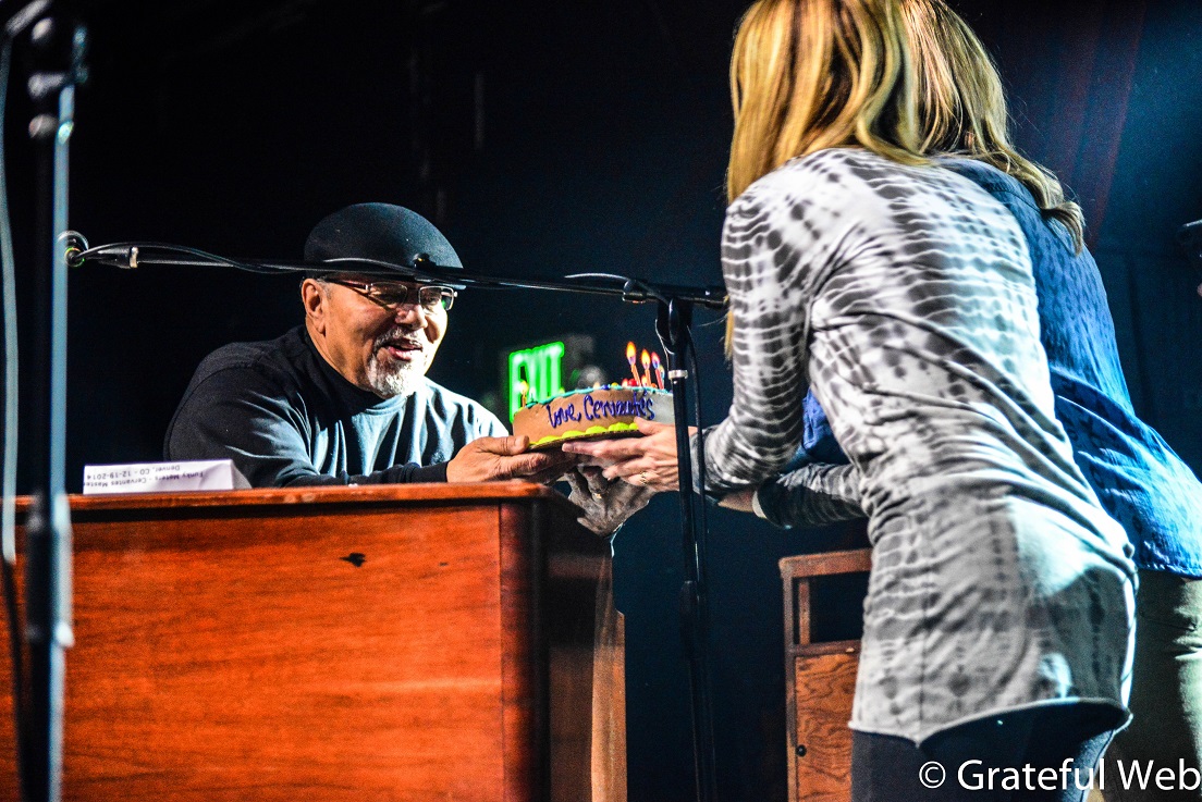 Art Neville celebrates his 77th birthday @ Cervantes - photo by Phil Emma