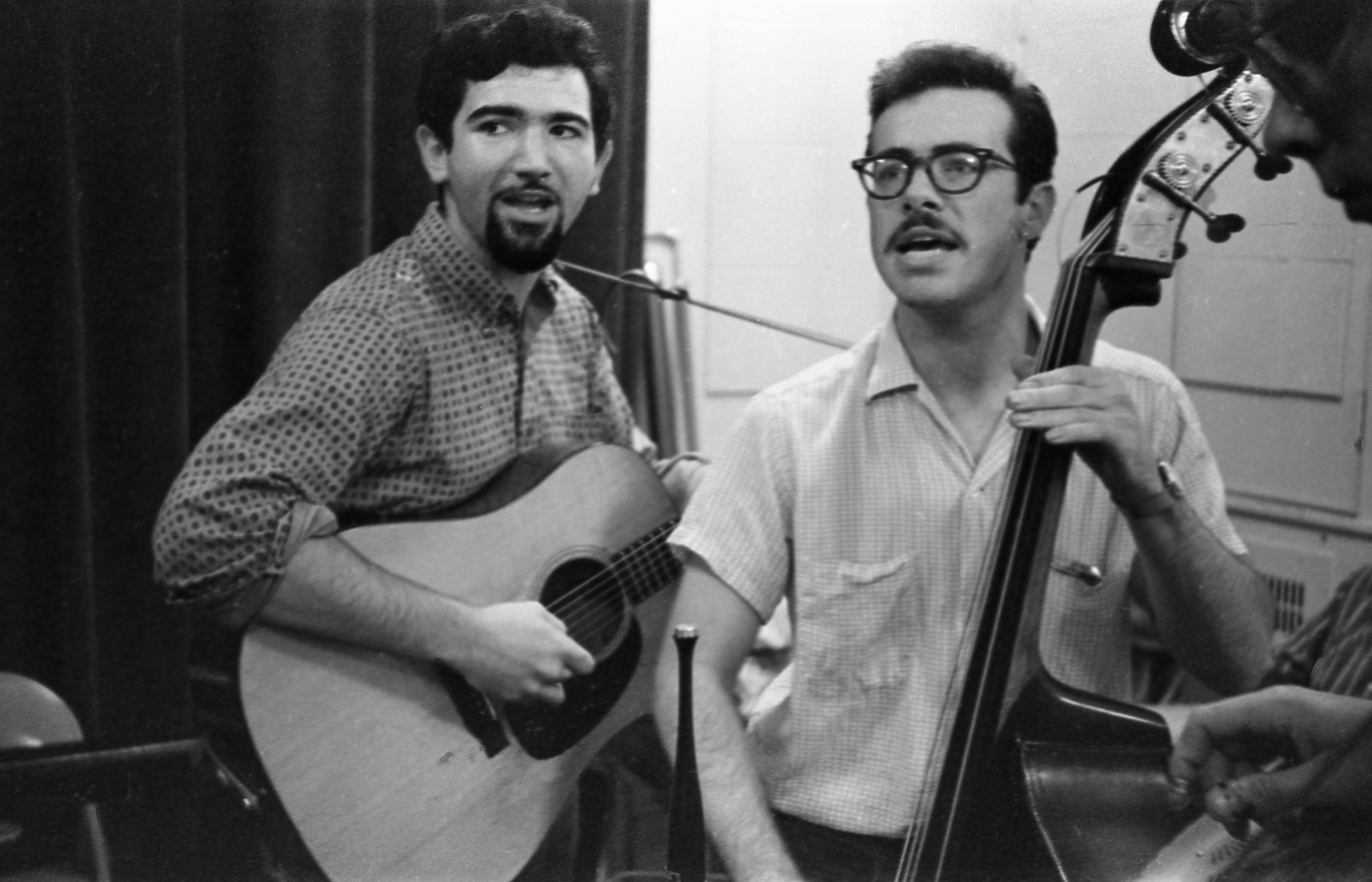 Jerry Garcia and Robert Hunter with The Hart Valley Drifters - photo by Jerry Melrose