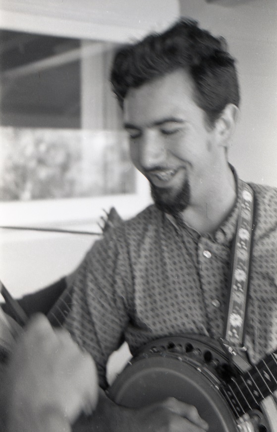 Jerry Garcia with the Hart Valley Drifters - photo by Jerry Melrose