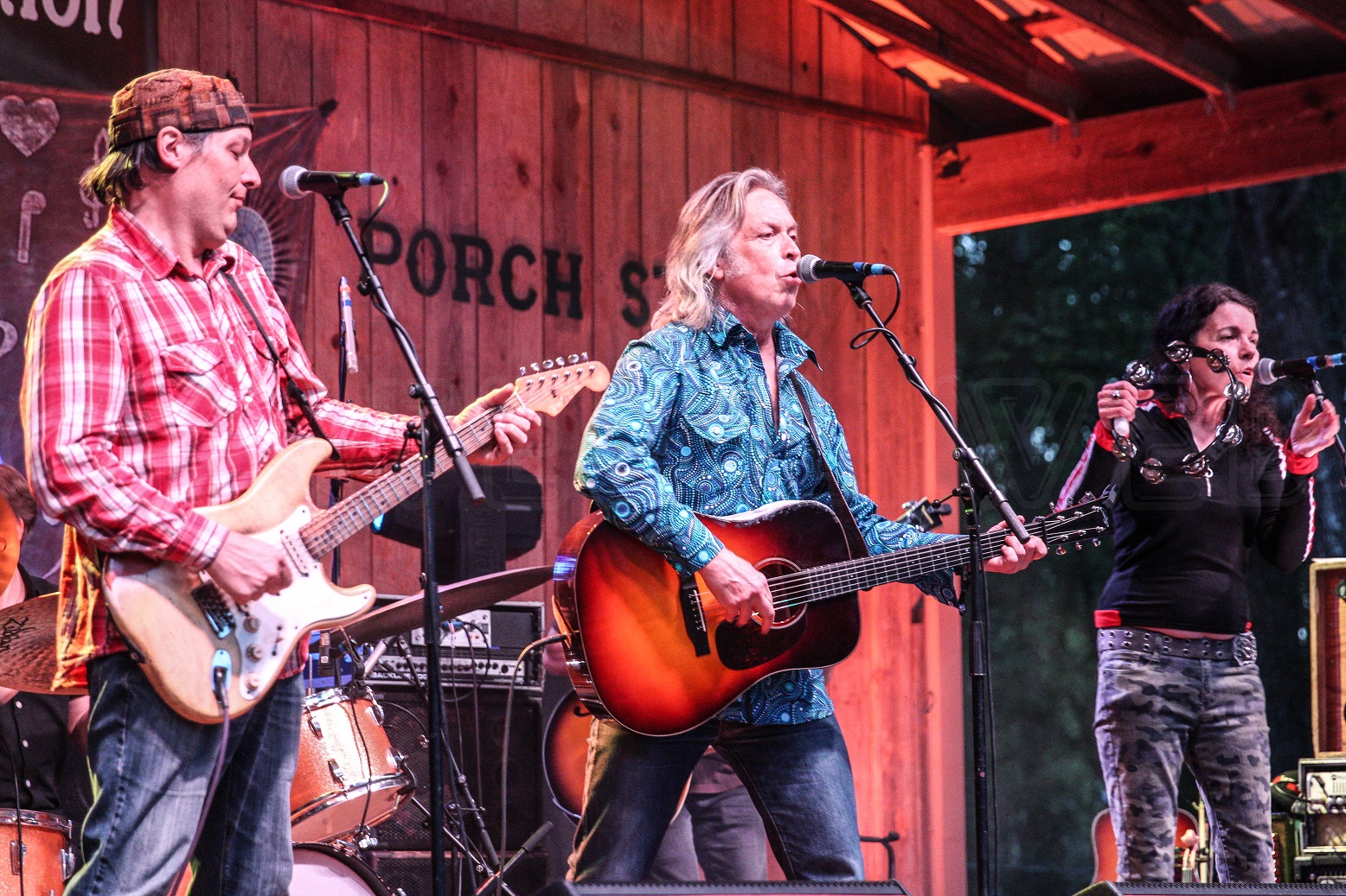 Jim Lauderdale with Donna the Buffalo