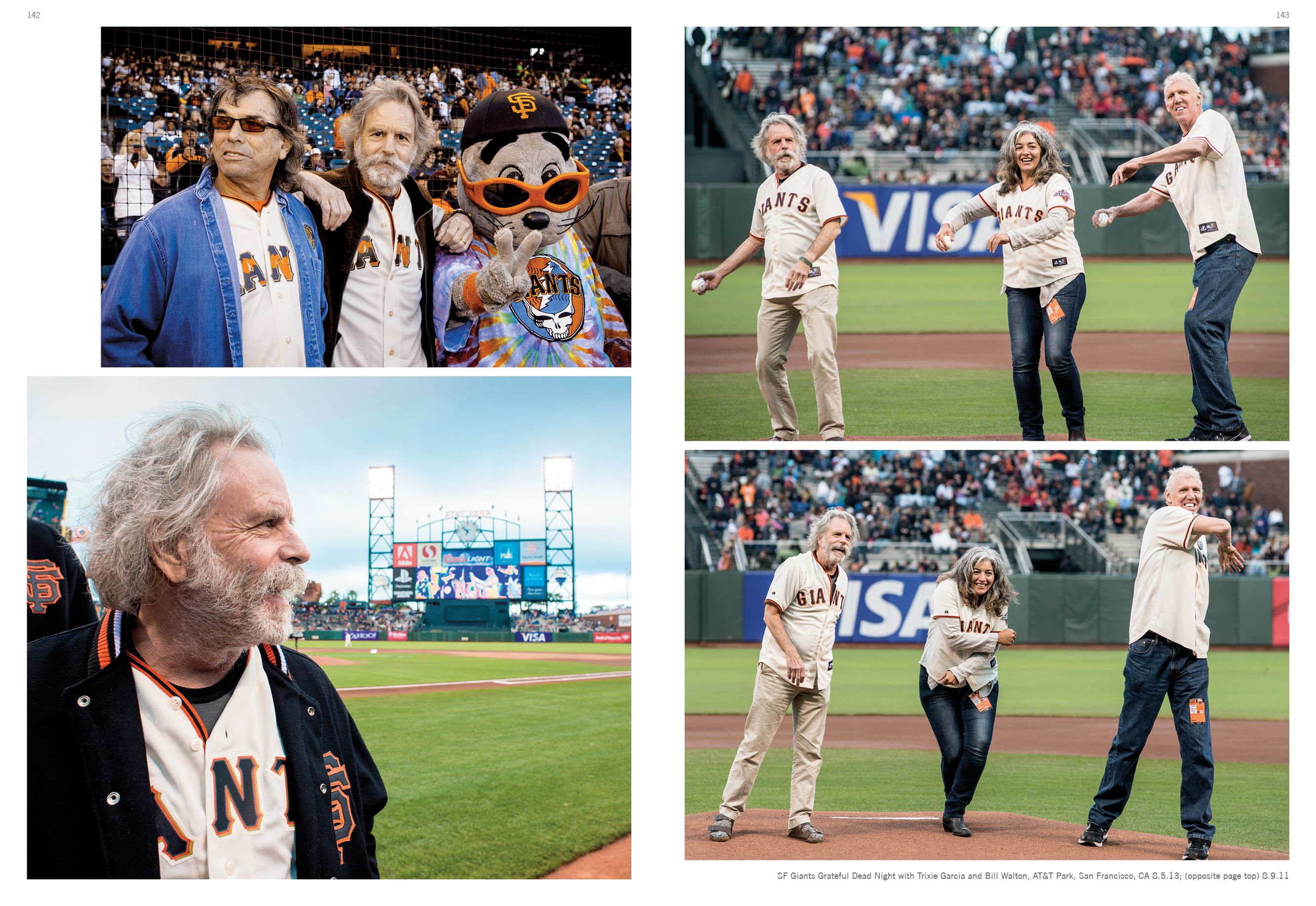 Grateful Dead Night at the San Francisco Giants, 2011 and 2013
