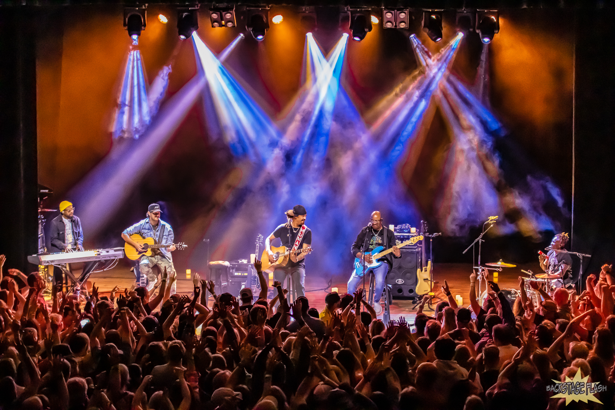 Mike Blankenship, Greg Hvnsen, Michael Franti, Carl Young, Manas Itene