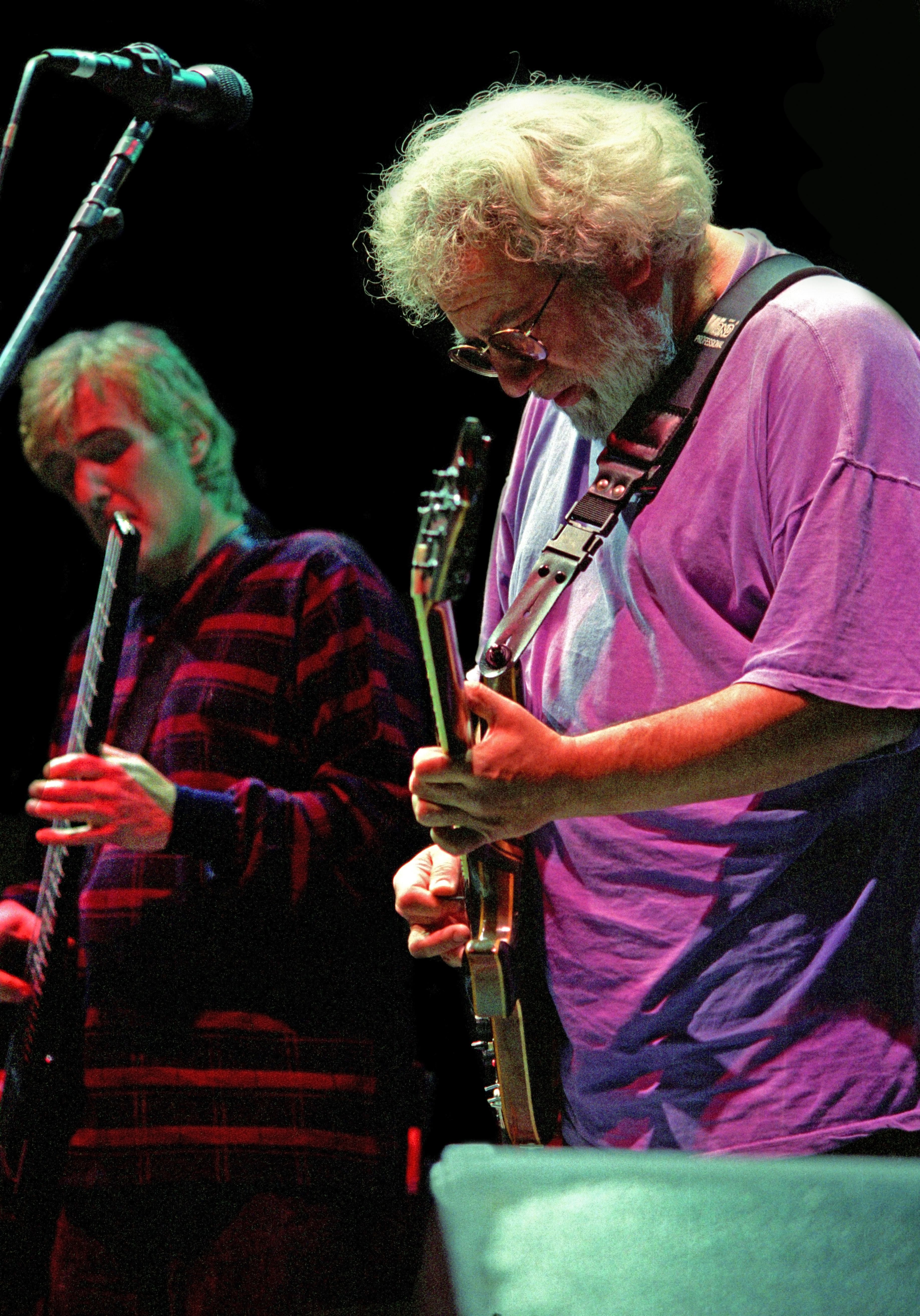 John Kahn & Jerry Garcia | photo by Joe Ryan