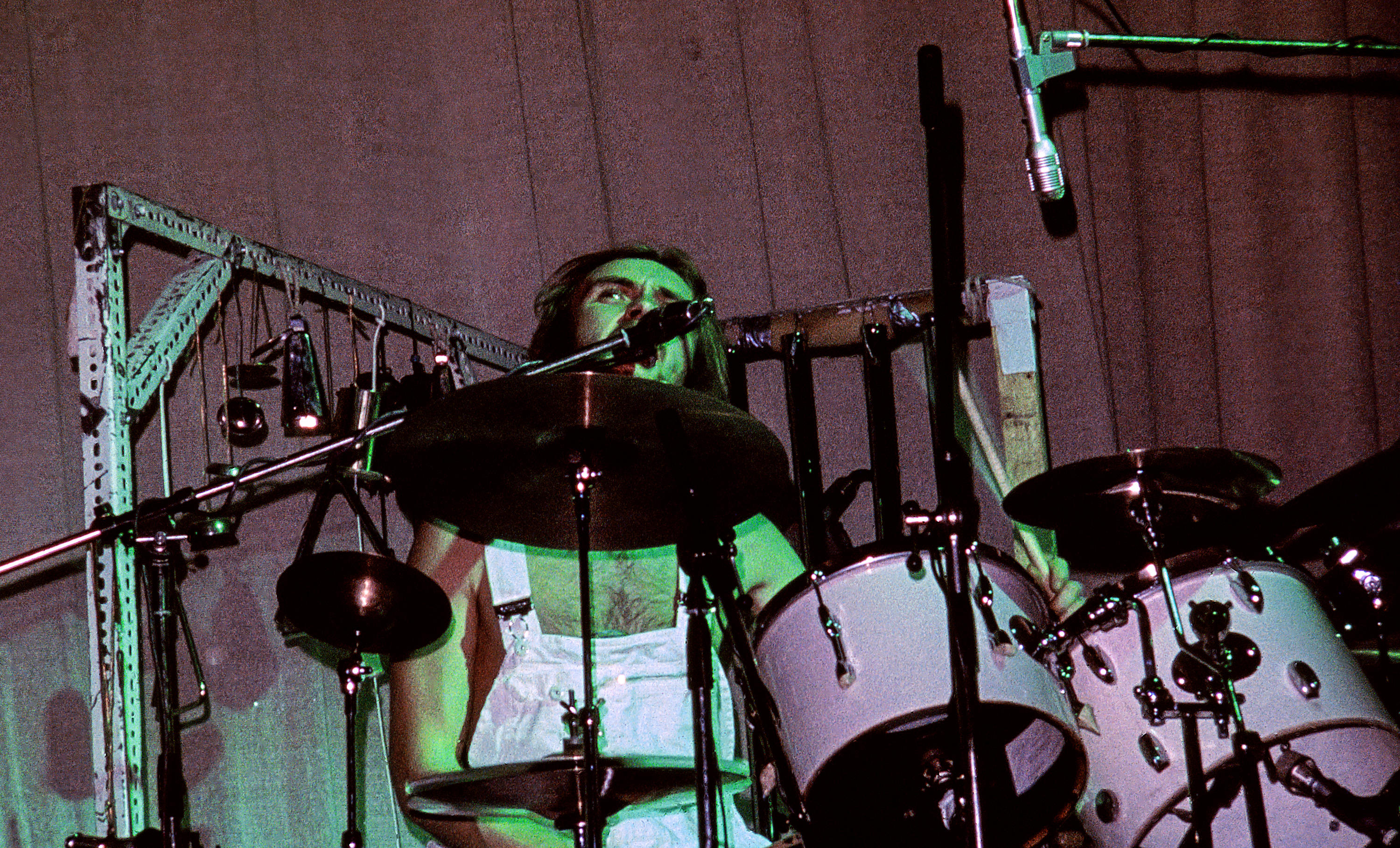 Phil Collins as drummer and backing vocalist in 1974