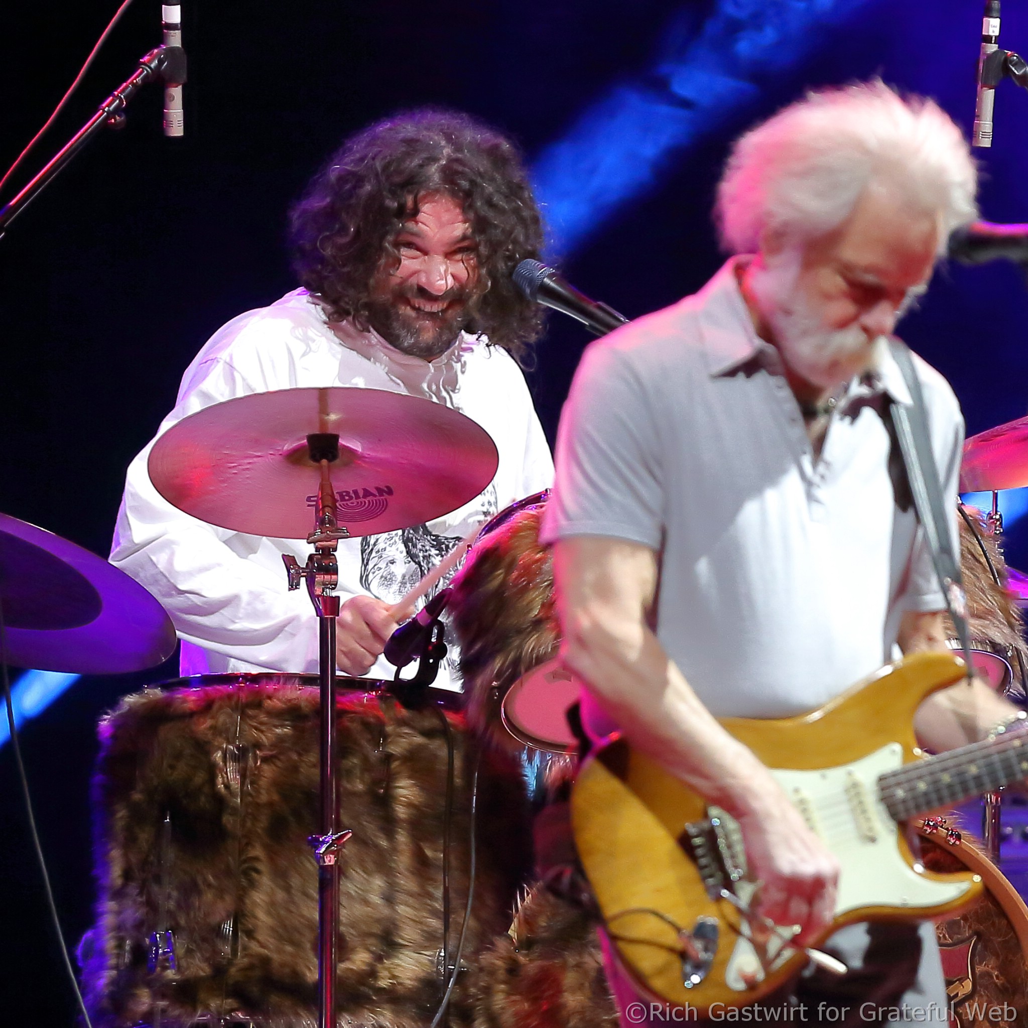 Jay Lane and Bob Weir | Wang Theatre 11/15/18 | Photo by: Rich Gastwirt