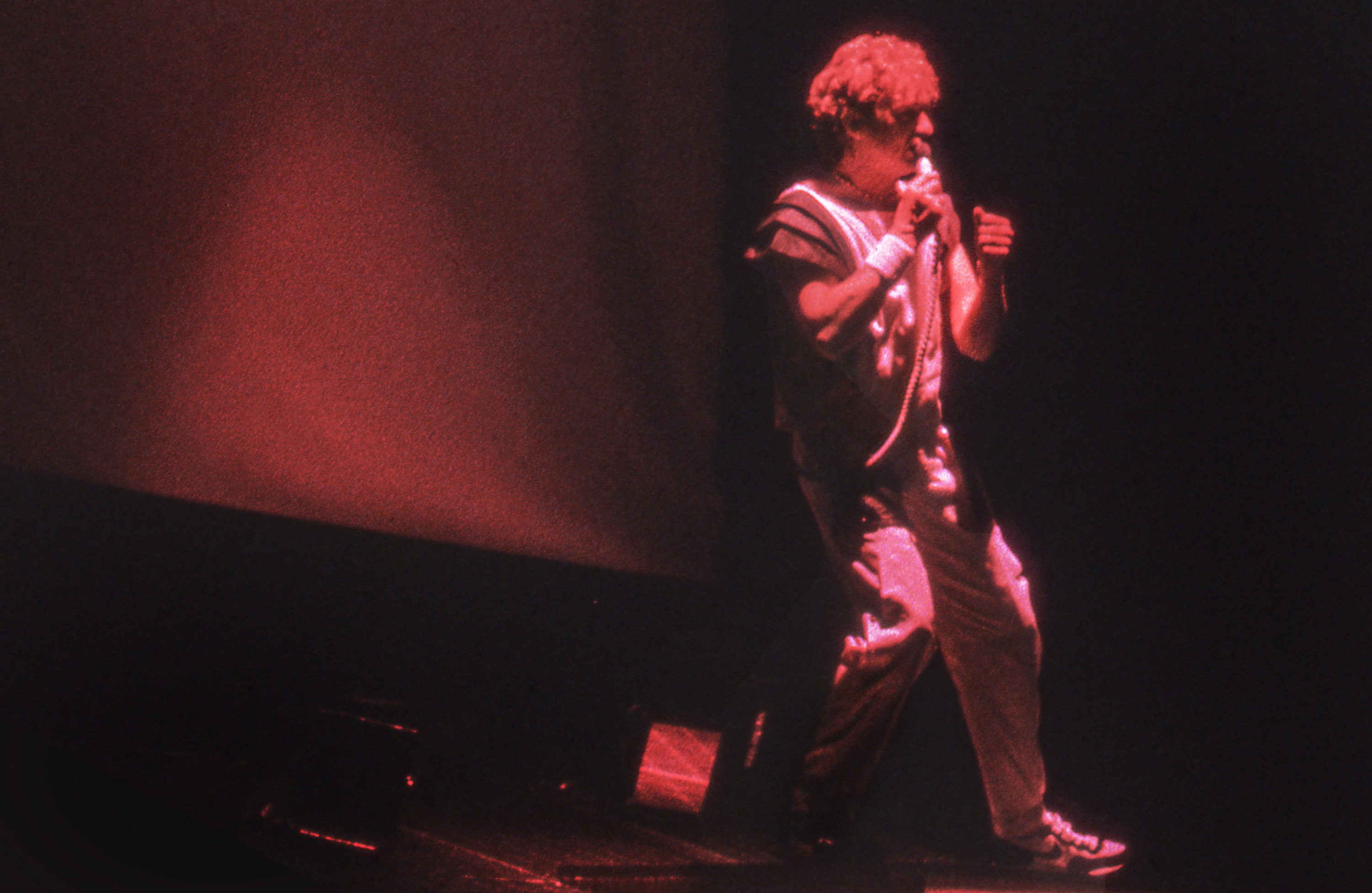 Jon Anderson of Yes | Miami University, Oxford OH, 1984 | Photo: Sam A. Marshall | Cincinnati OH