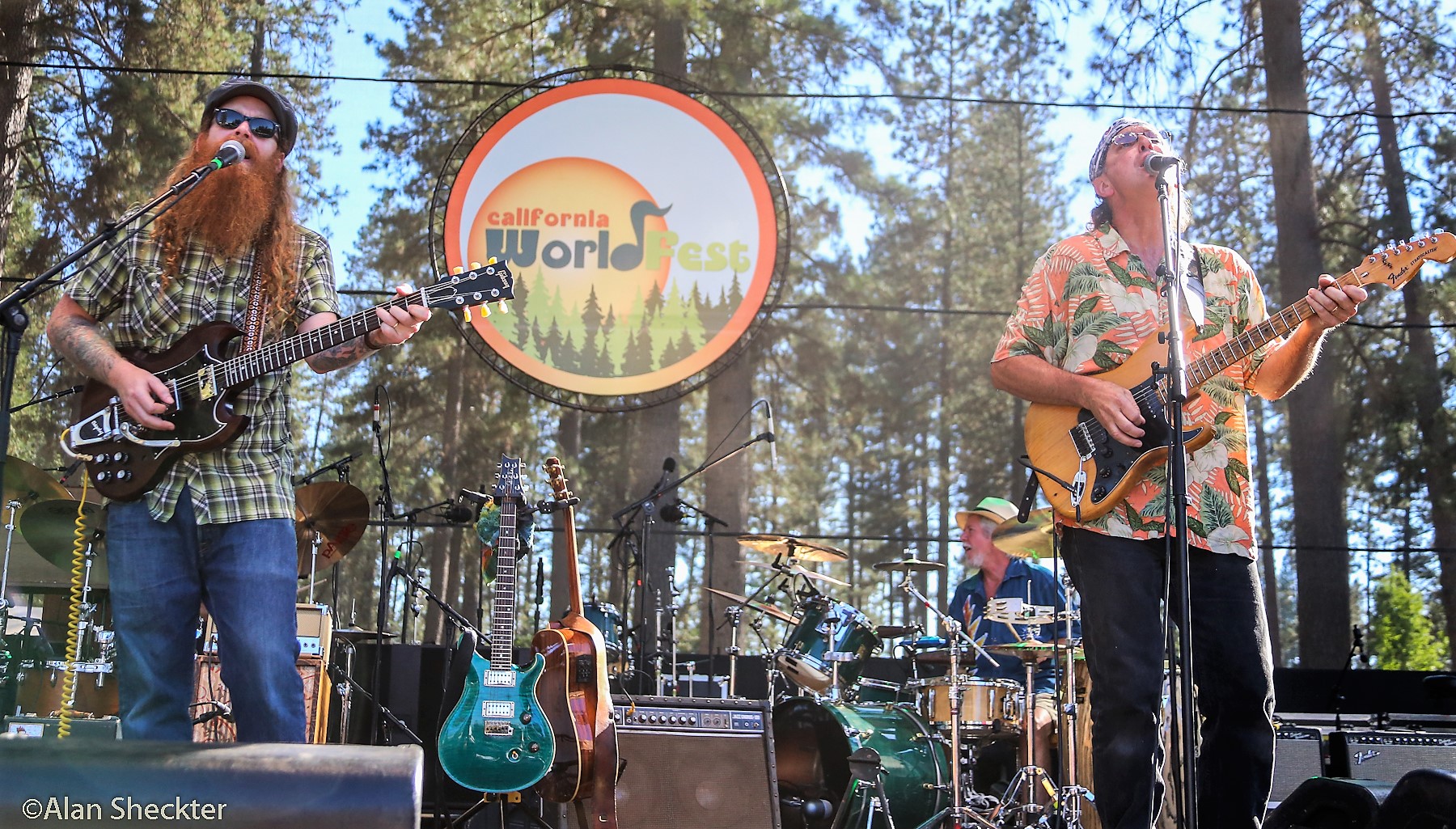 Achilles Wheel's Jonny Mojo and Paul Kamm, California WorldFest, July 14, 2018