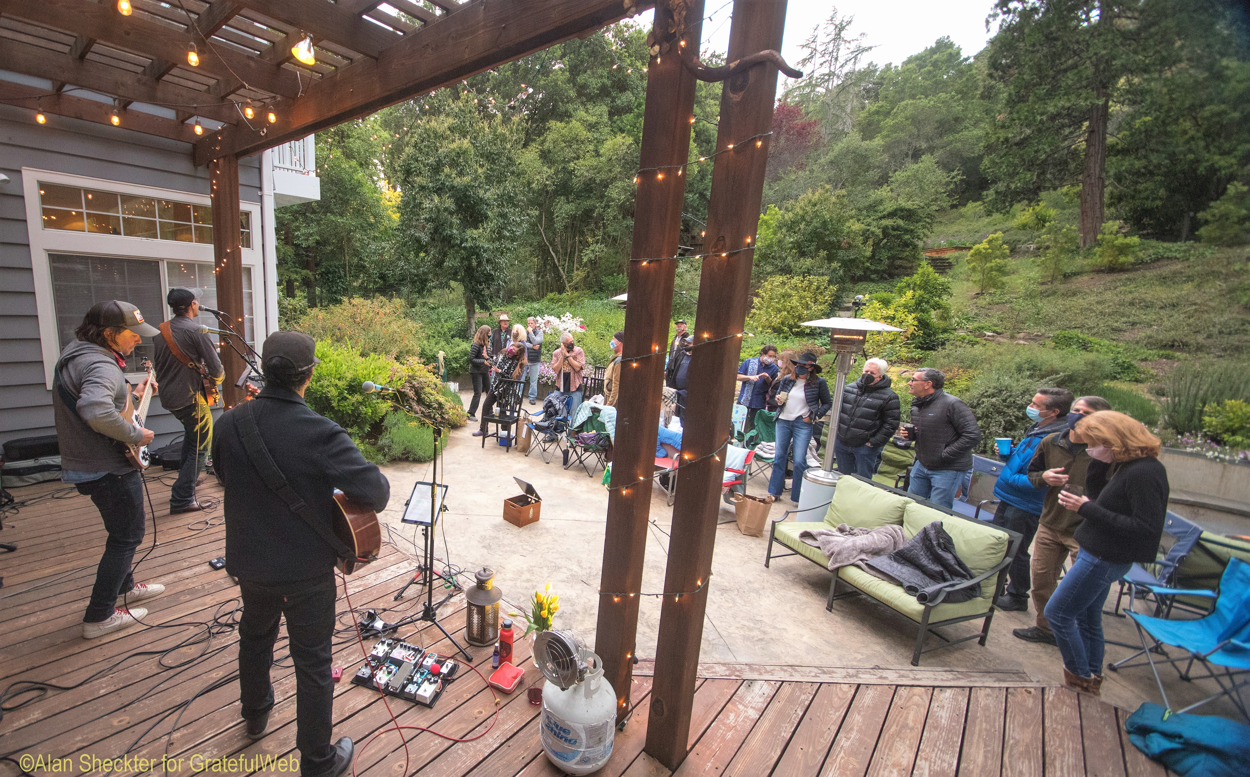 Backyard performance in San Anselmo, CA