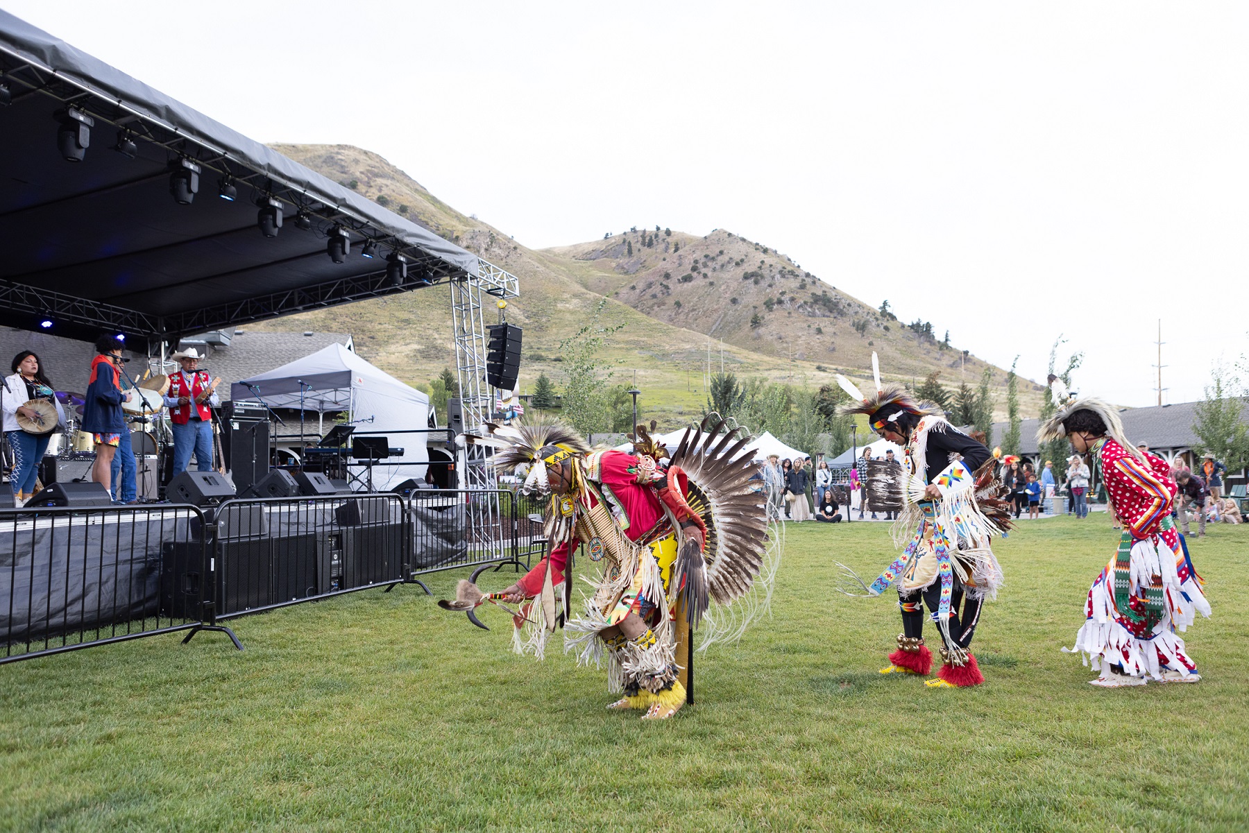 Native dance ceremony