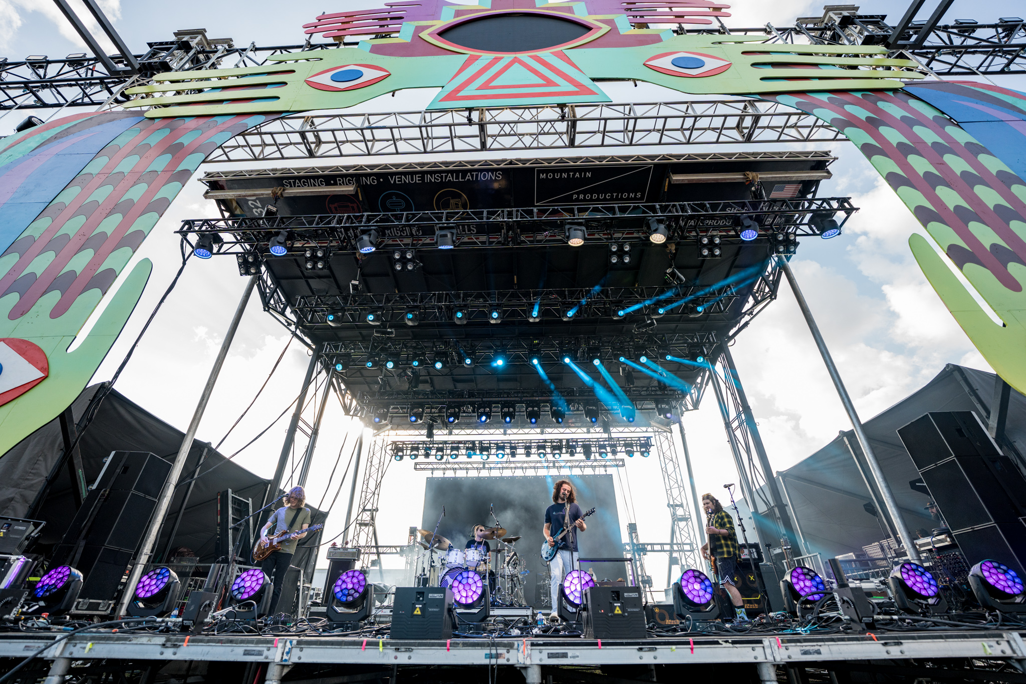 Pigeons Playing Ping Pong at Elements Music & Arts Festival in Long Pond, PA on August 11, 2023  (Photo: Andrew Hutchins)