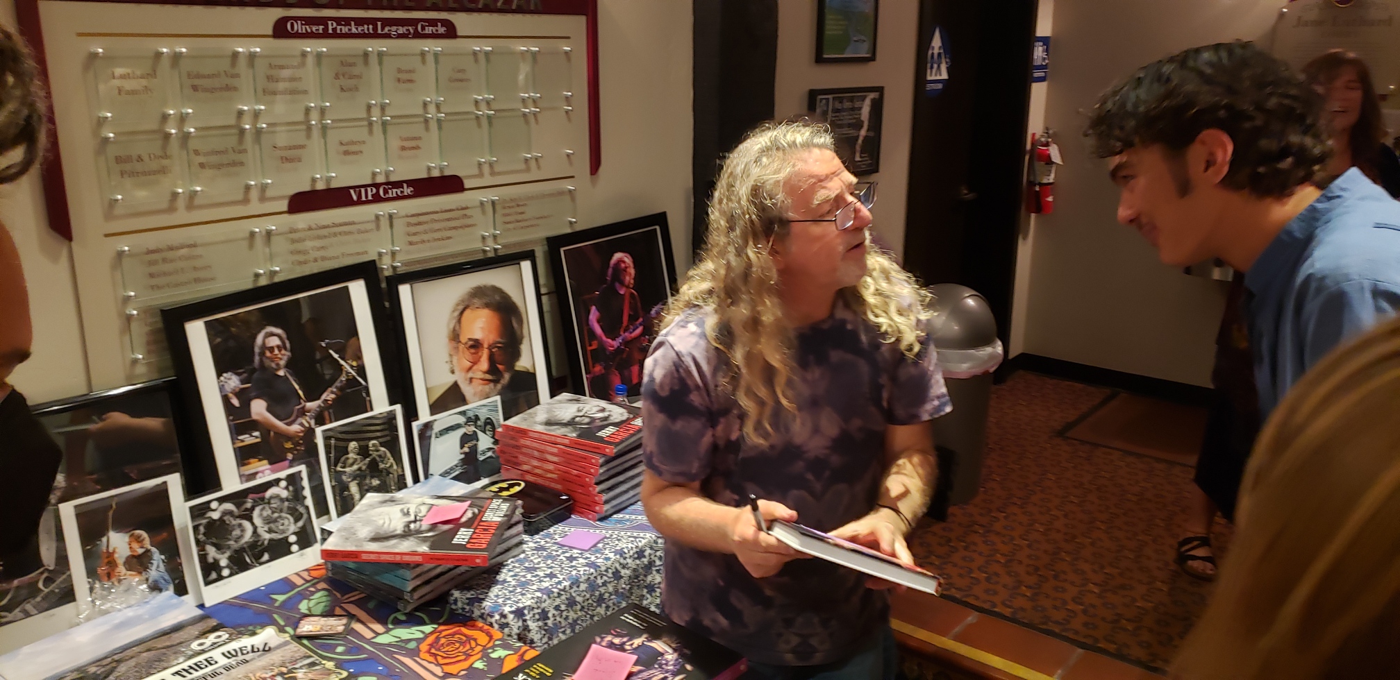 Jay displays some his wonderful Grateful Dead images