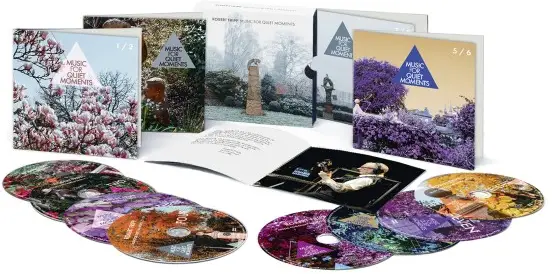 Packaged in a beautiful rigid slipcase with 58-page perfect bound book with 8 soundscape CDs