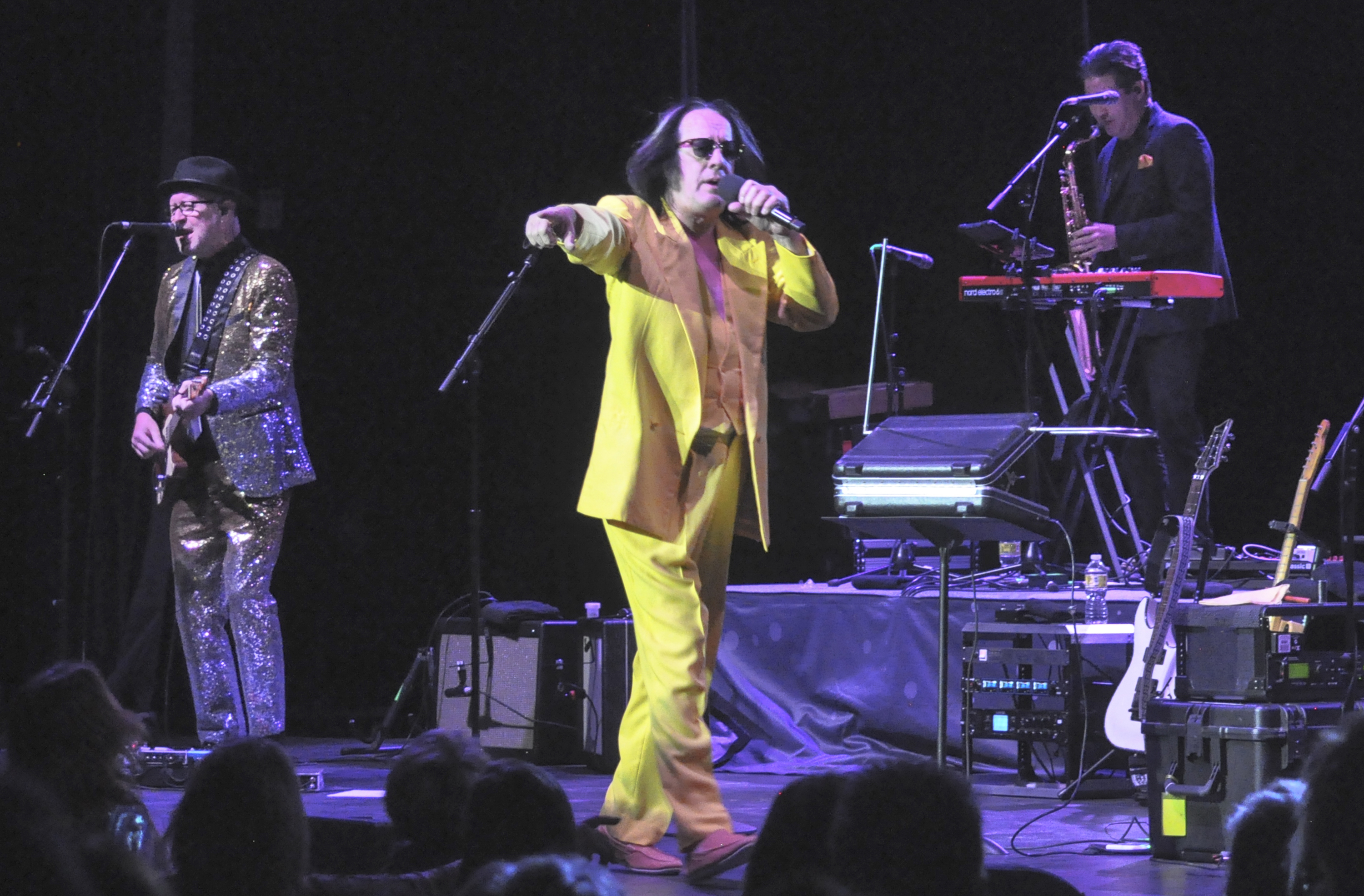 Scrote, Todd Rundgren & Ron Dziubla | Photo by Sam A. Marshall