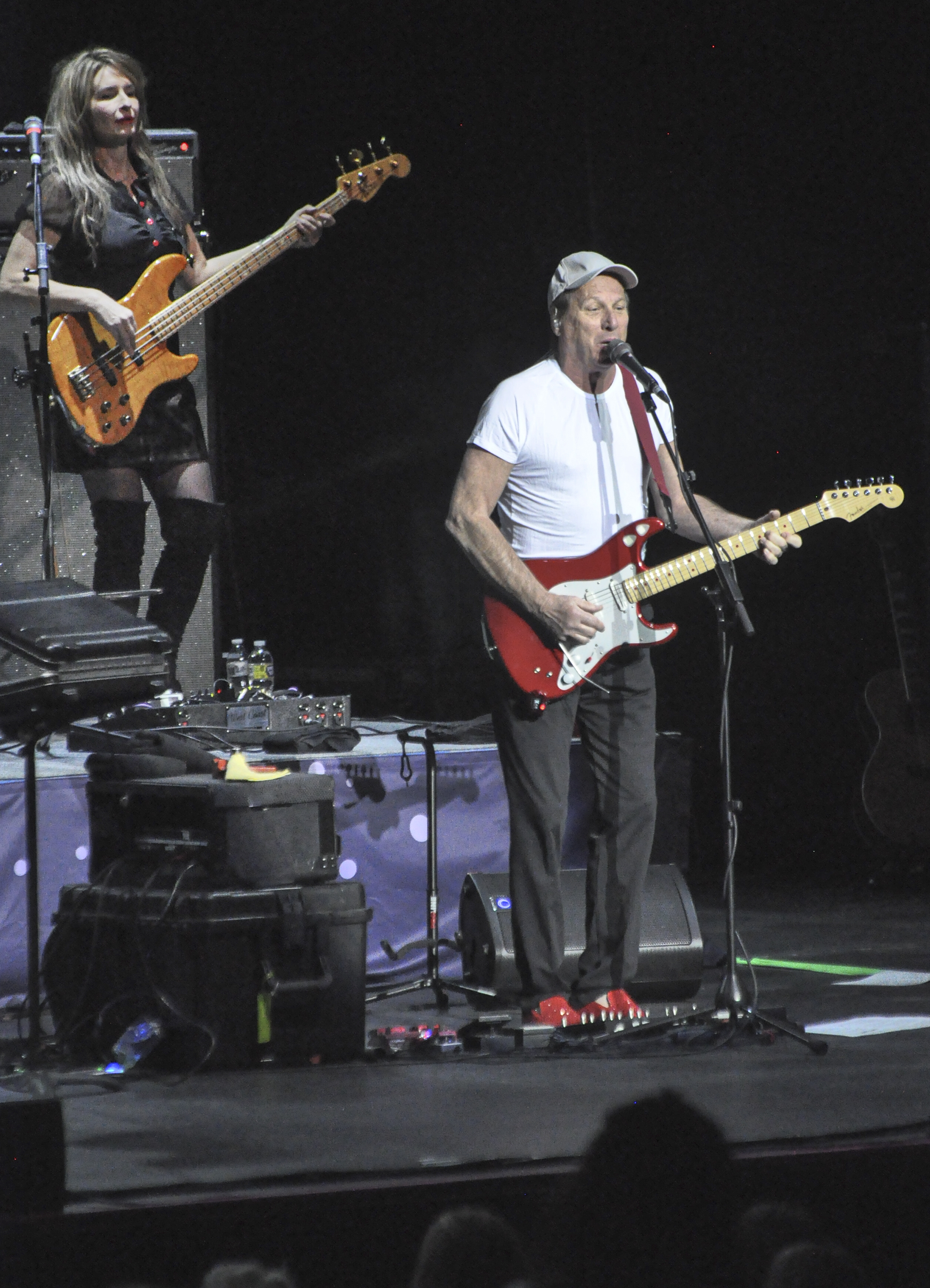 Angeline Saris & Adrian Belew | Celebrating David Bowie Tour | Photo by Sam A. Marshall