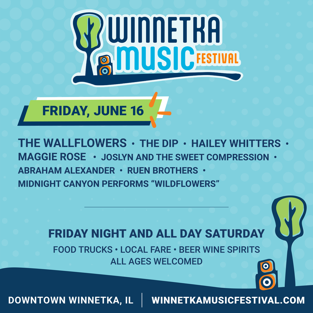 WINNETKA MUSIC FESTIVAL LINEUP (Friday)