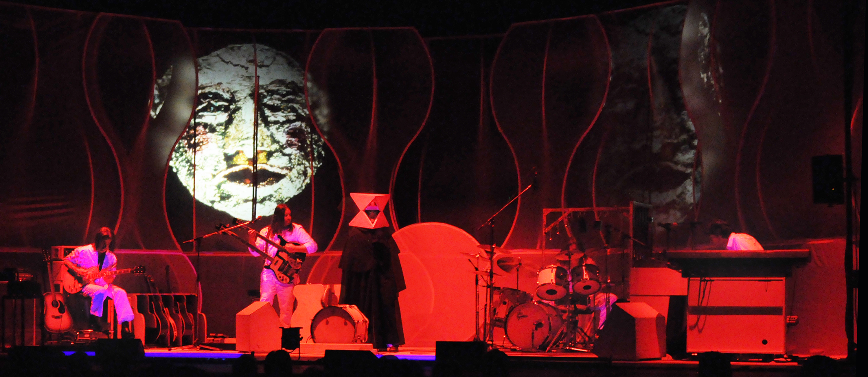 The Musical Box performing "Supper's Ready" with rear projections, in 2013 | Photo: Sam A. Marshall