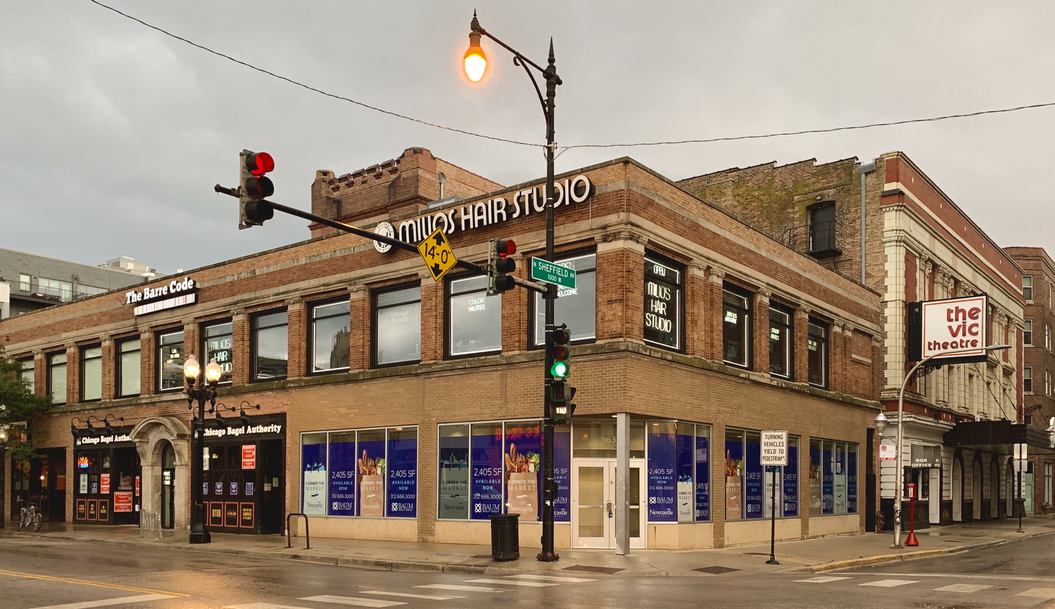 Belmont & Sheffield Ave in Chicago