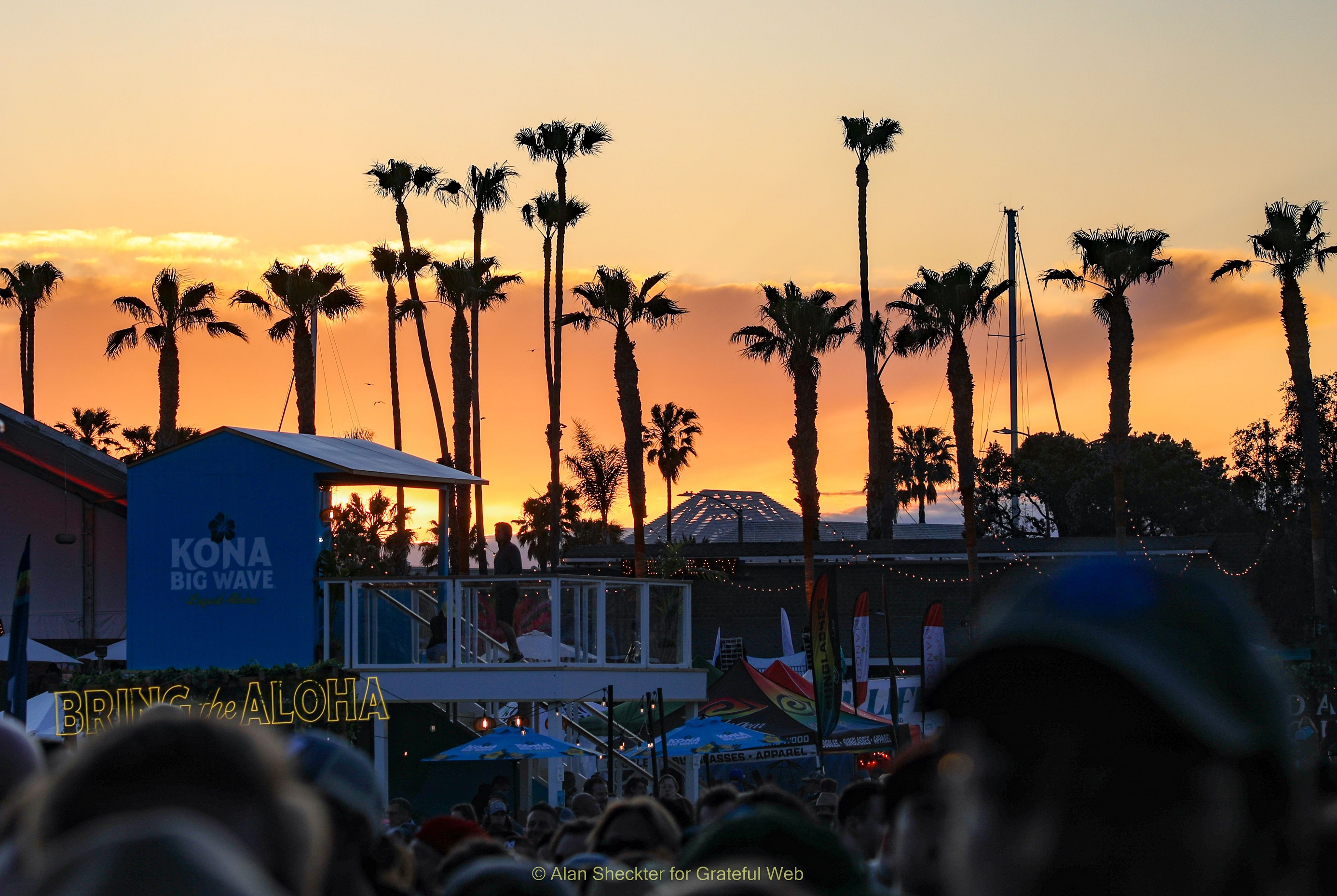 Sunset at BeachLife fest