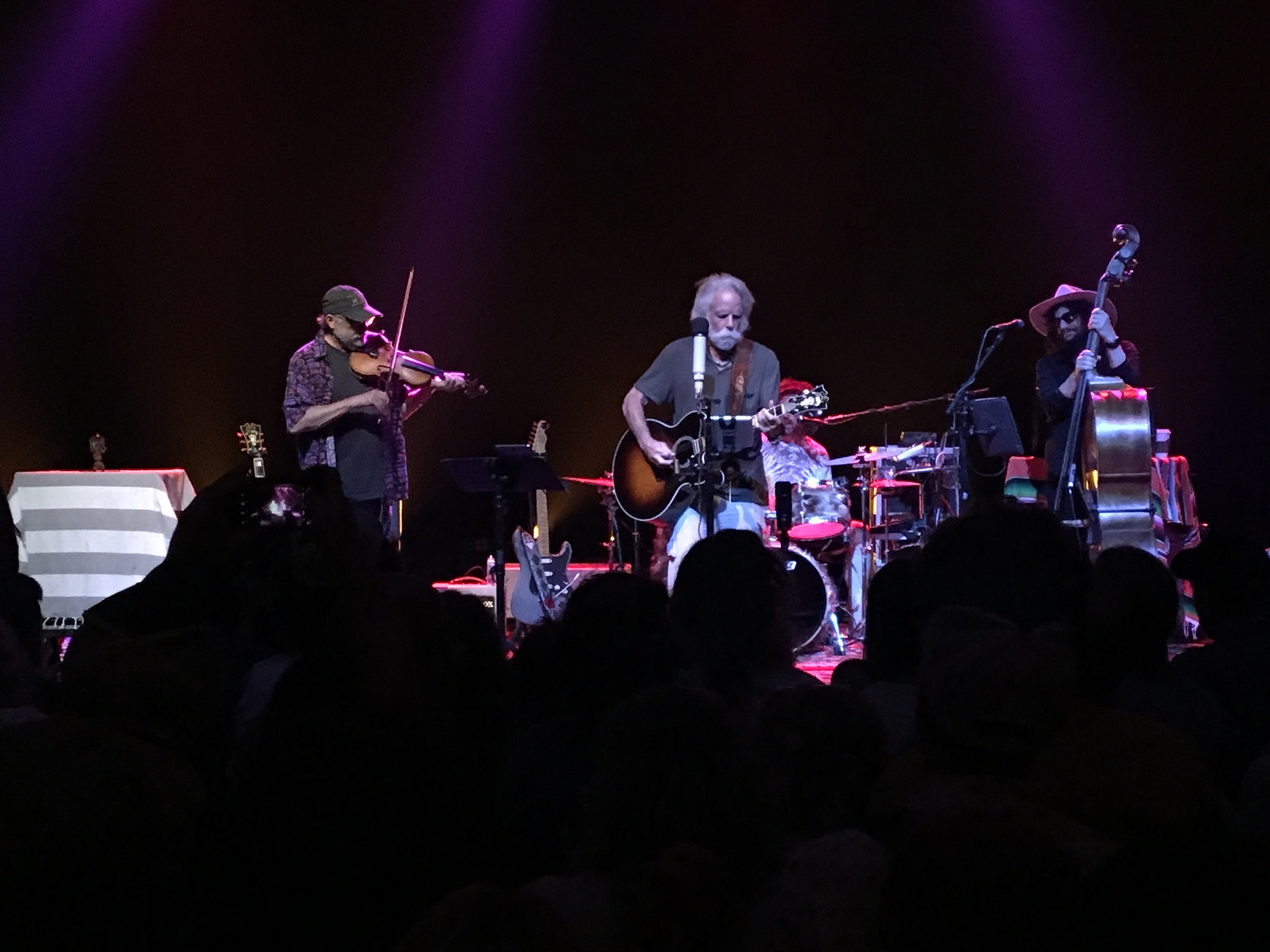 Phil Salazar, and Bob Weir and Don Was of Wolf Brothers