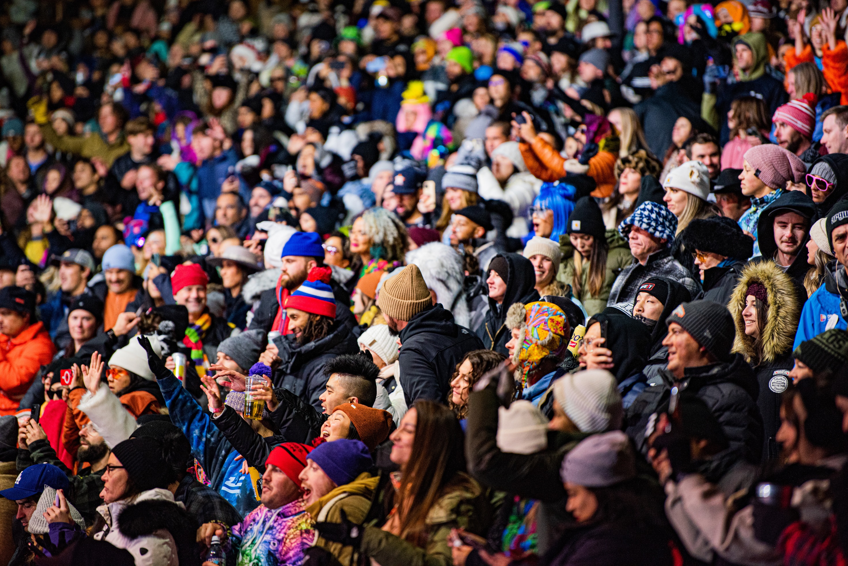 ZHU crowd at Red Rocks Amphitheatre