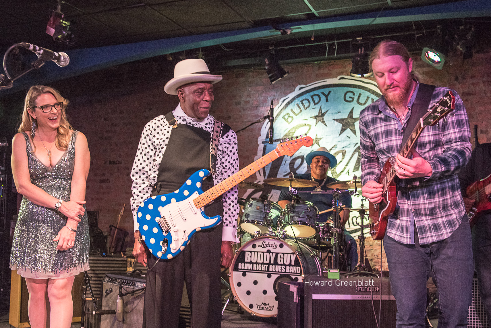 Tedeschi Trucks with Buddy Guy | Photo by Howard Greenblatt