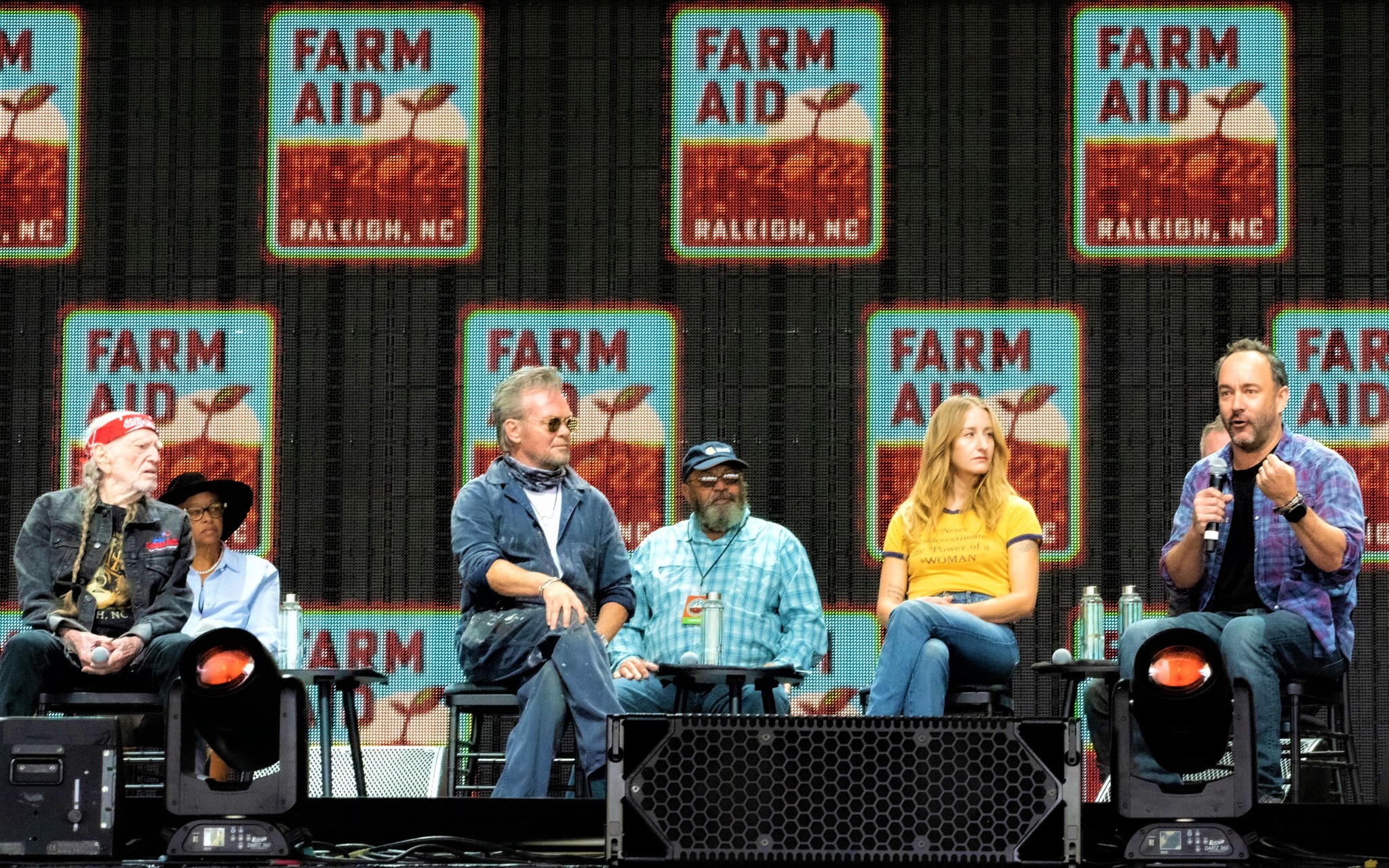 Willie, John, Margo and Dave - Farm Aid 2022