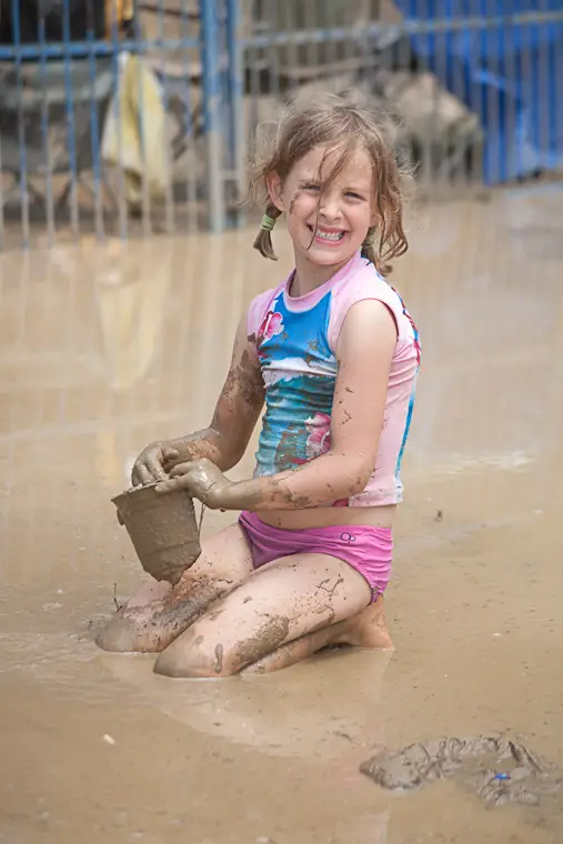 fun in the mud at Delfest 2011