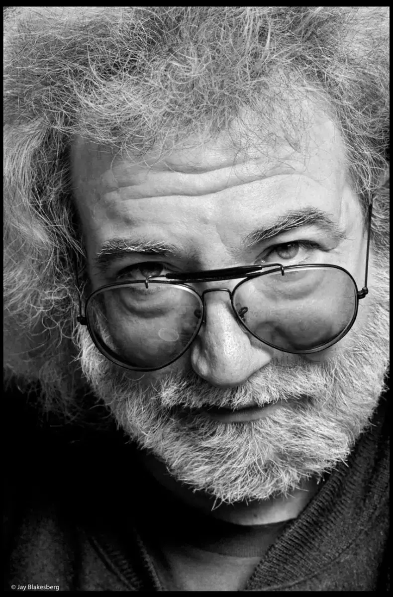 Jerry Garcia photograph by Jay Blakesberg