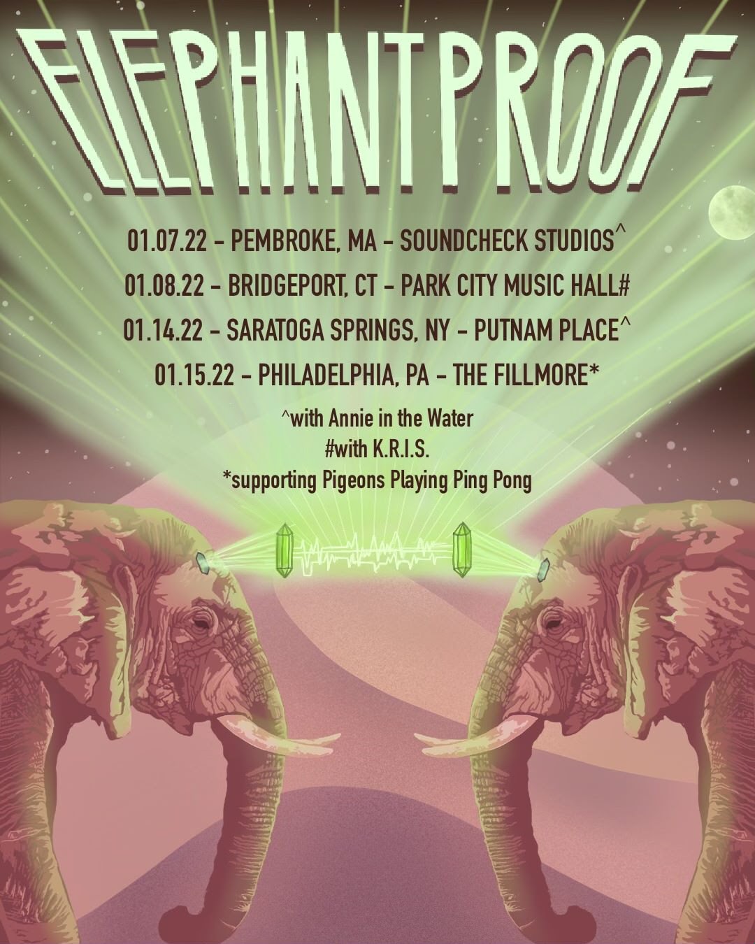 ElephantProof 2022 Tour Dates